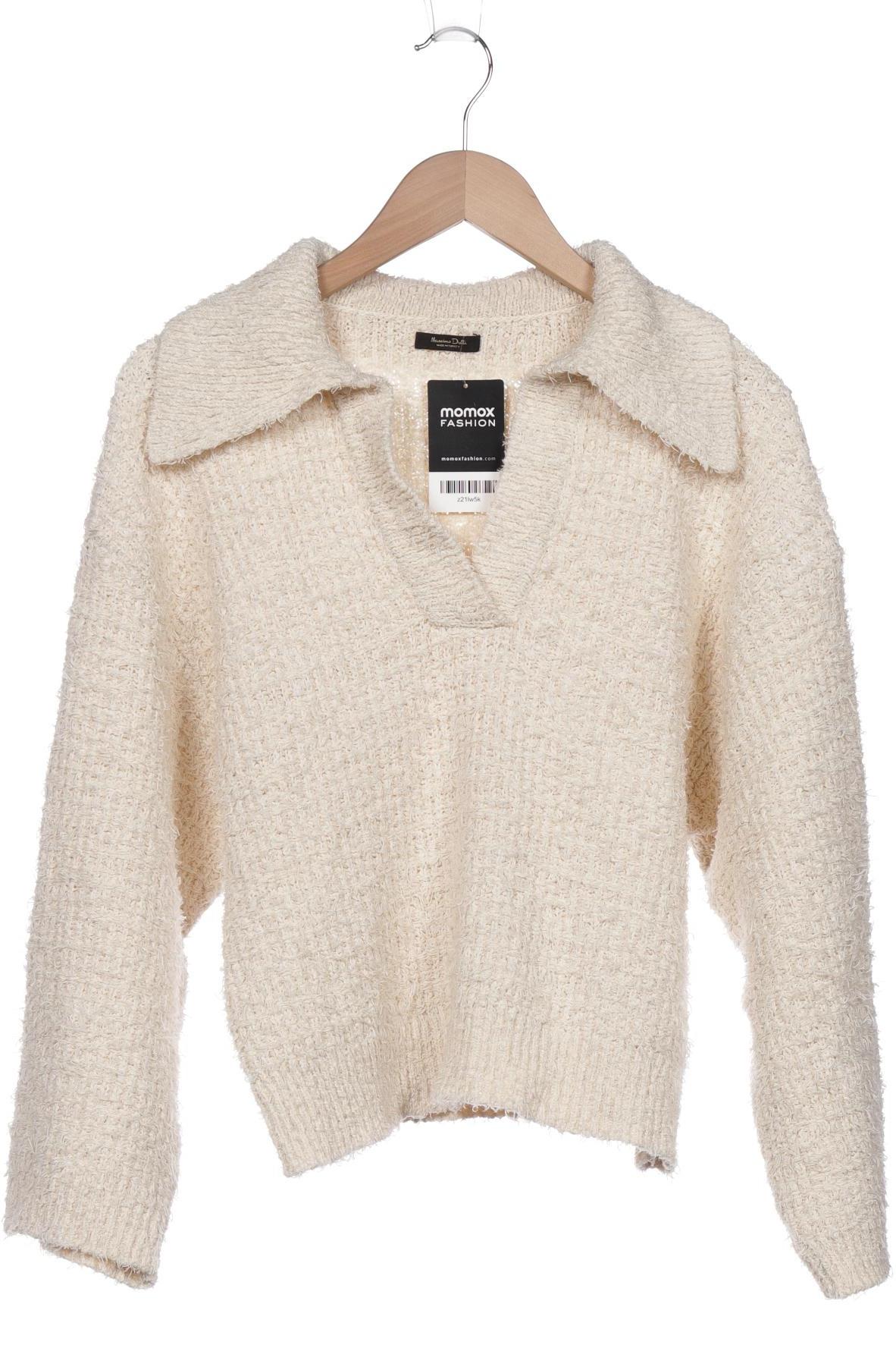 

Massimo Dutti Damen Pullover, cremeweiß