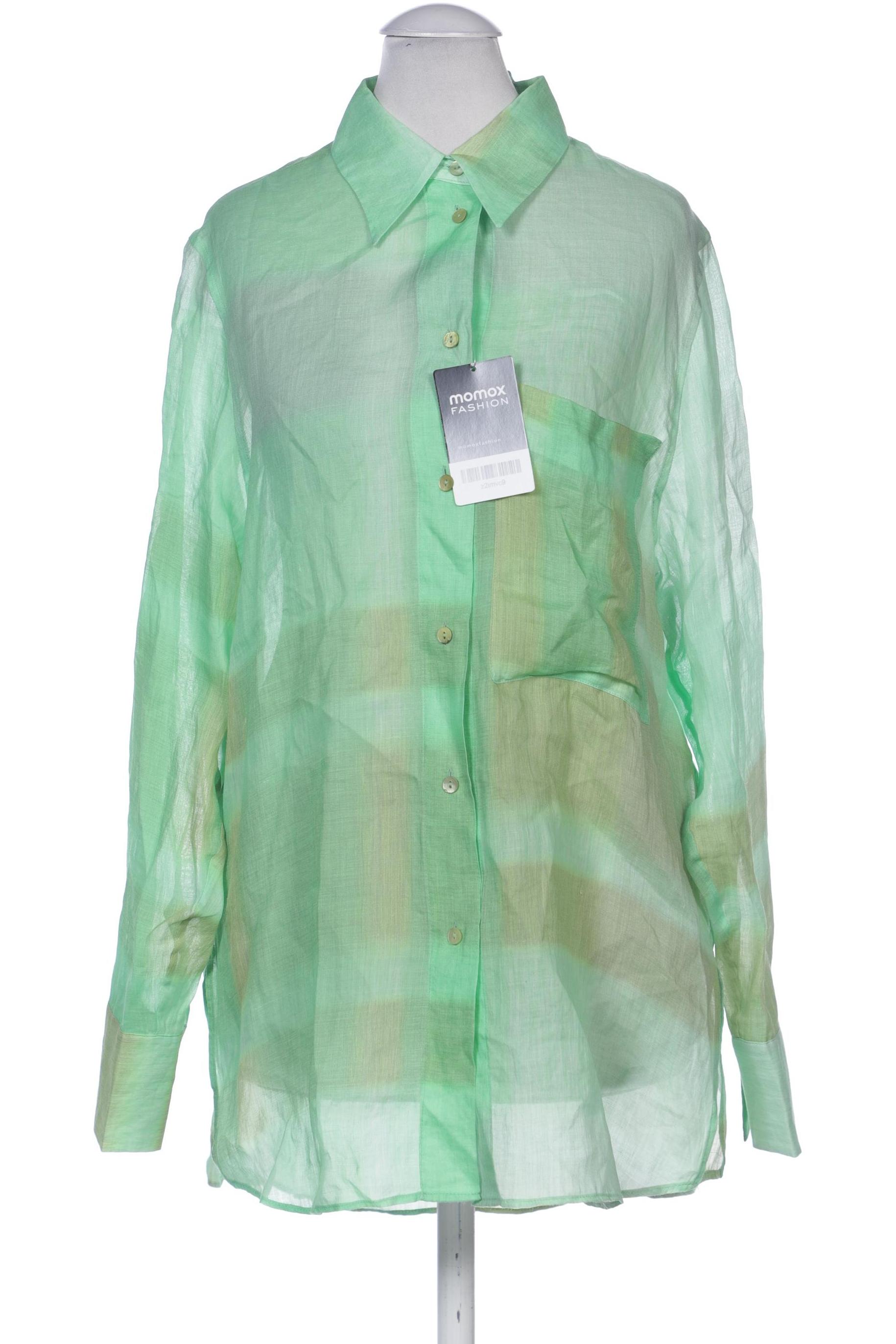 

Massimo Dutti Damen Bluse, hellgrün, Gr. 34