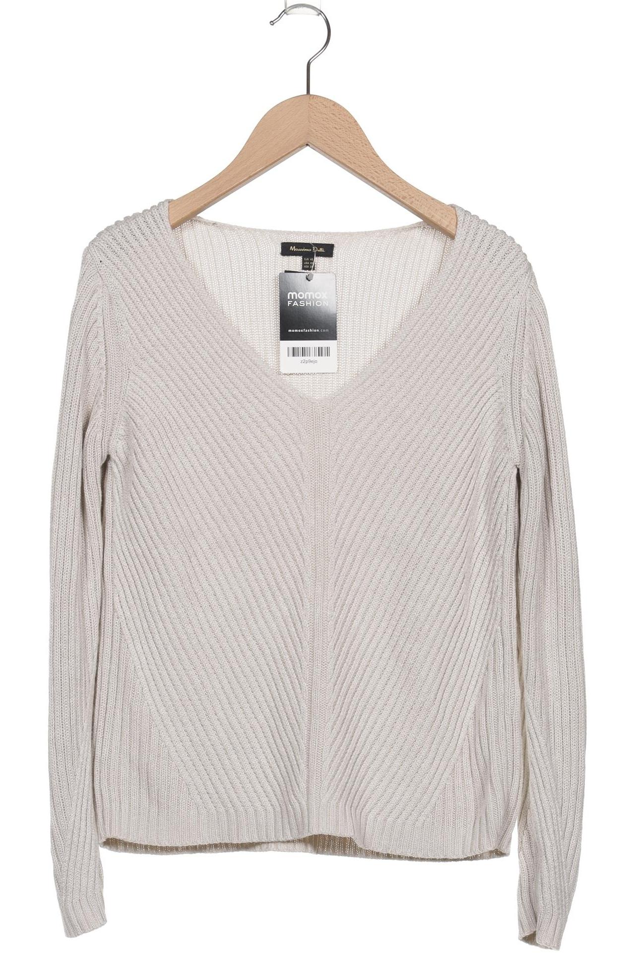 

Massimo Dutti Damen Pullover, beige, Gr. 34