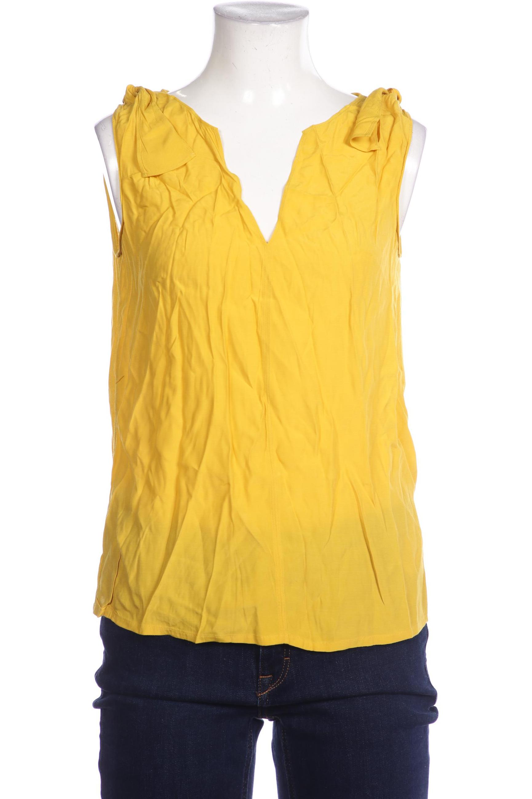 

Massimo Dutti Damen Bluse, gelb, Gr. 34