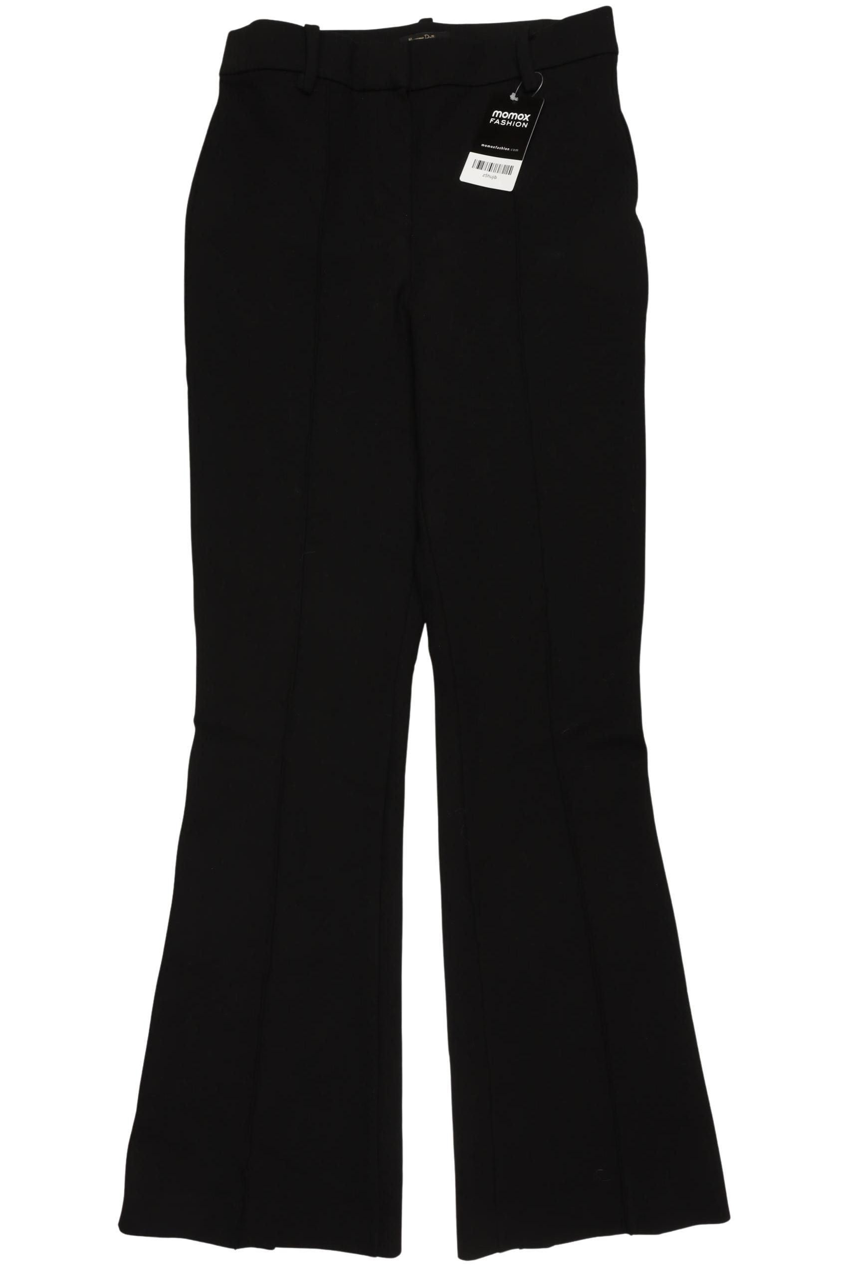 

Massimo Dutti Damen Stoffhose, schwarz, Gr. 0