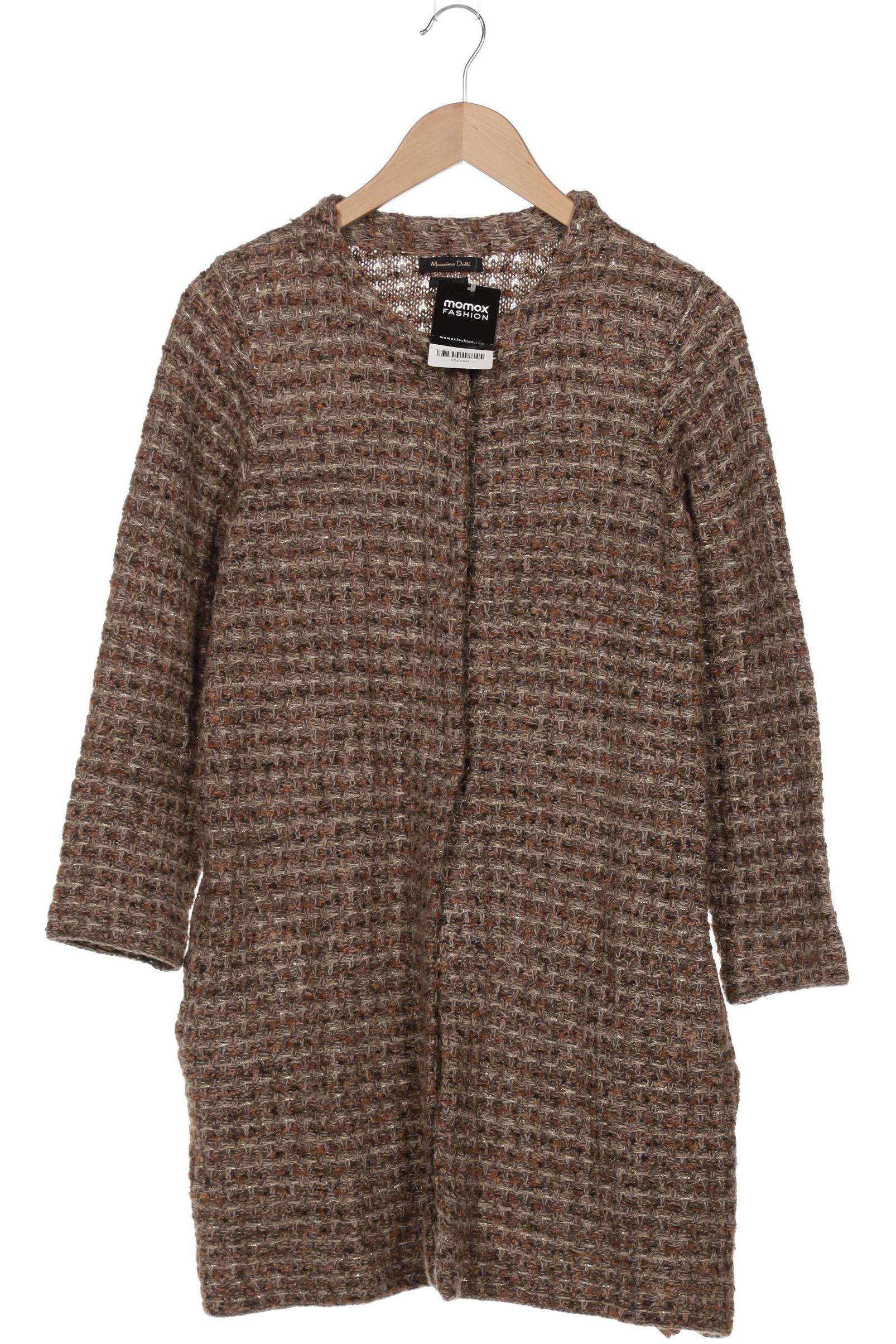 

Massimo Dutti Damen Strickjacke, braun, Gr. 36
