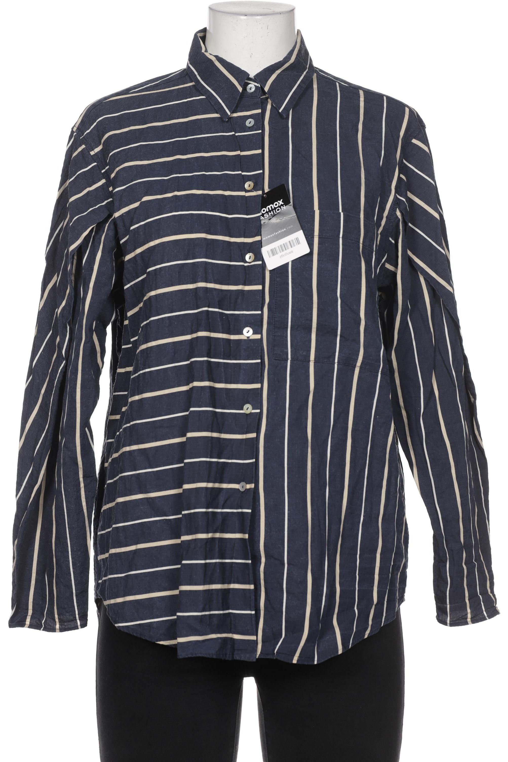 

Massimo Dutti Damen Bluse, marineblau, Gr. 38
