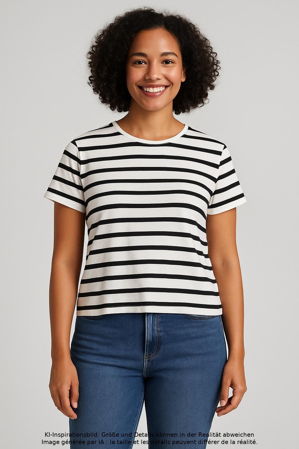 

Massimo Dutti Damen T-Shirt, mehrfarbig, Gr. 38