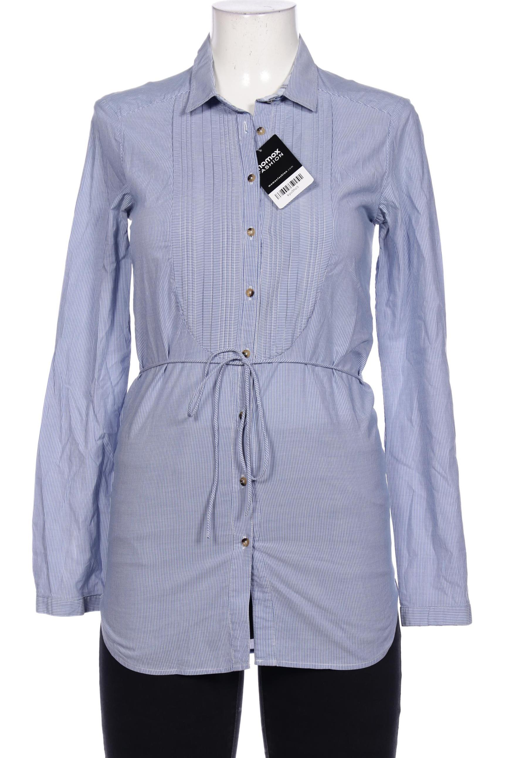 

Massimo Dutti Damen Bluse, blau, Gr. 38