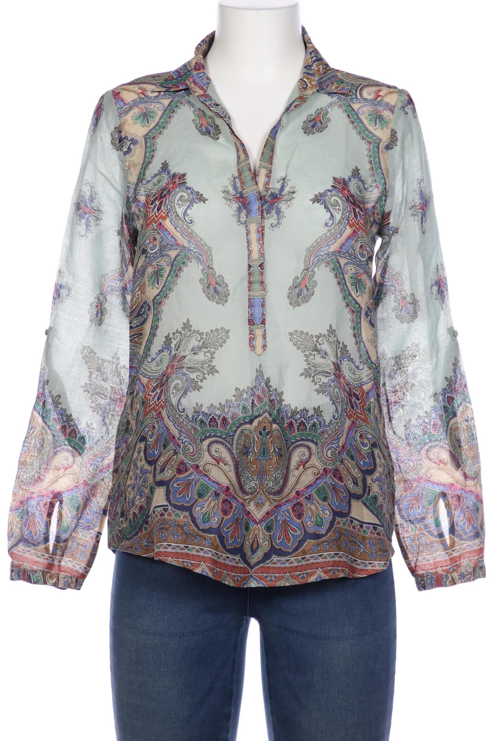 

Massimo Dutti Damen Bluse, türkis, Gr. 38