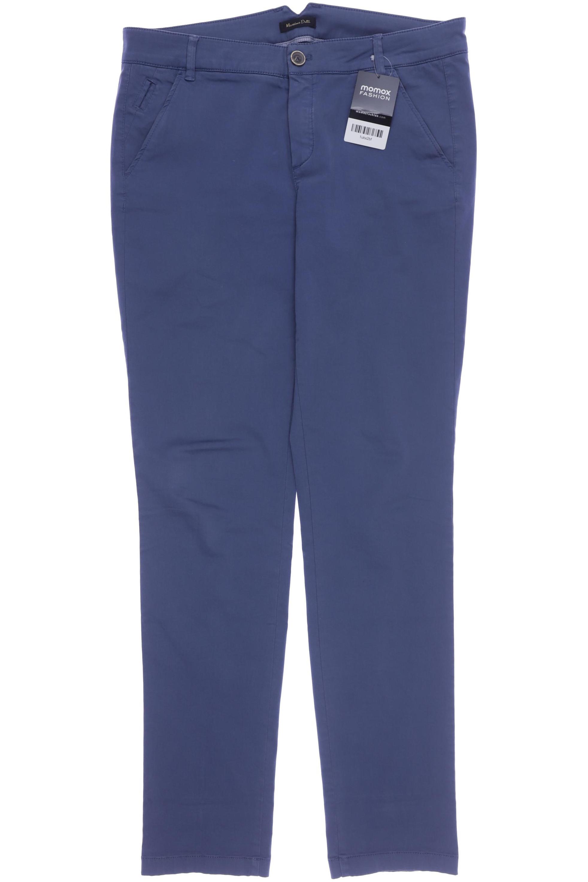 

Massimo Dutti Damen Stoffhose, blau, Gr. 40