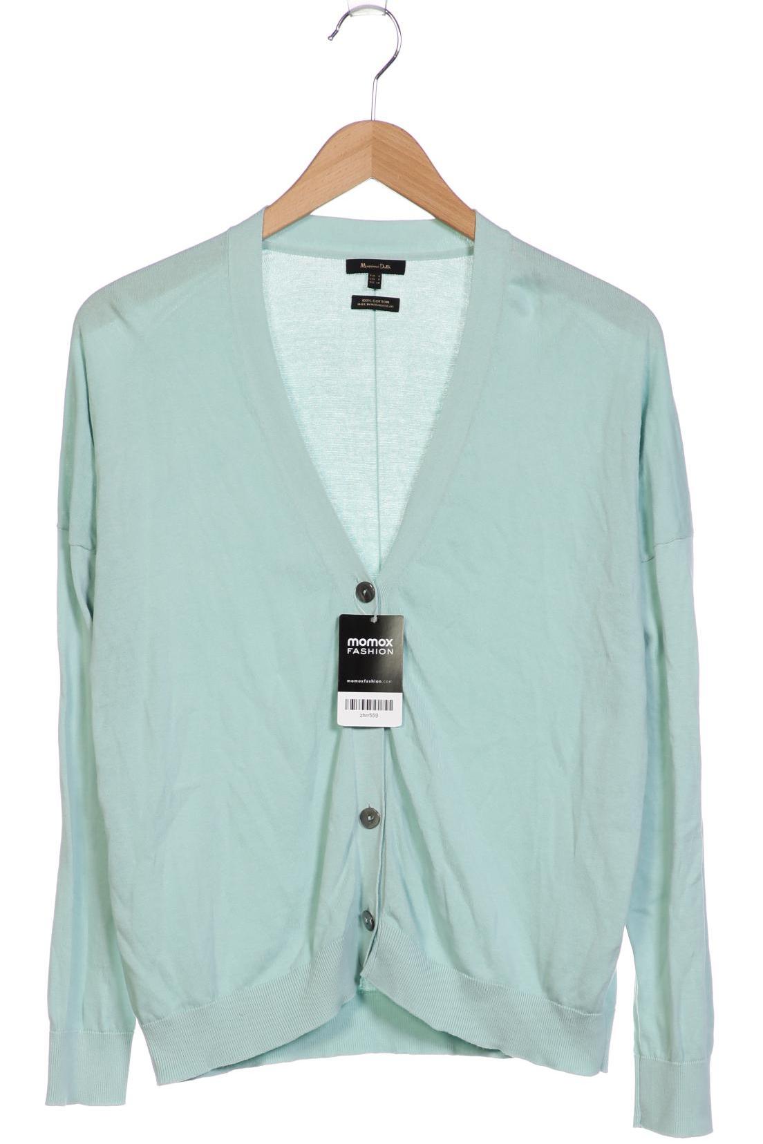 

Massimo Dutti Damen Strickjacke, hellgrün, Gr. 36