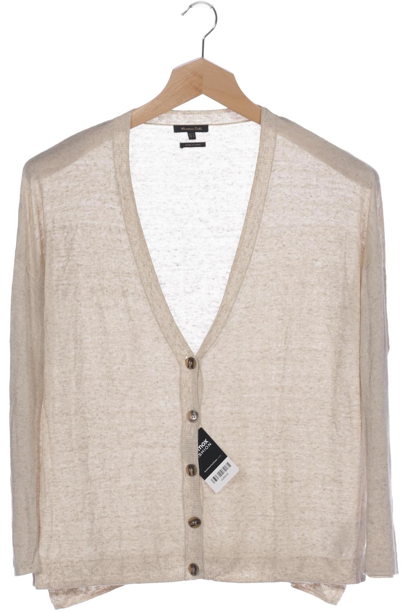 

Massimo Dutti Damen Strickjacke, beige, Gr. 38