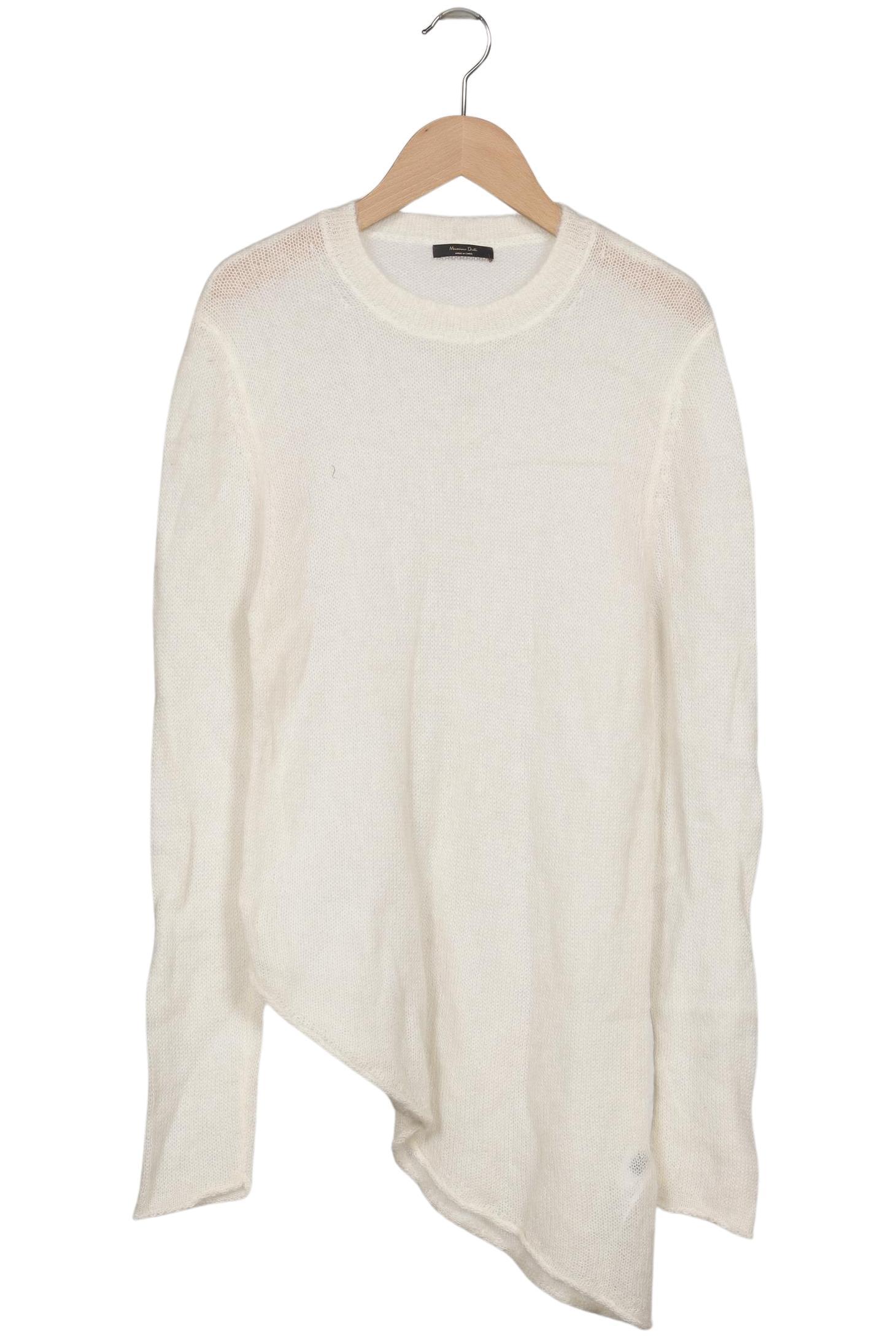 

Massimo Dutti Damen Pullover, cremeweiß, Gr. 38