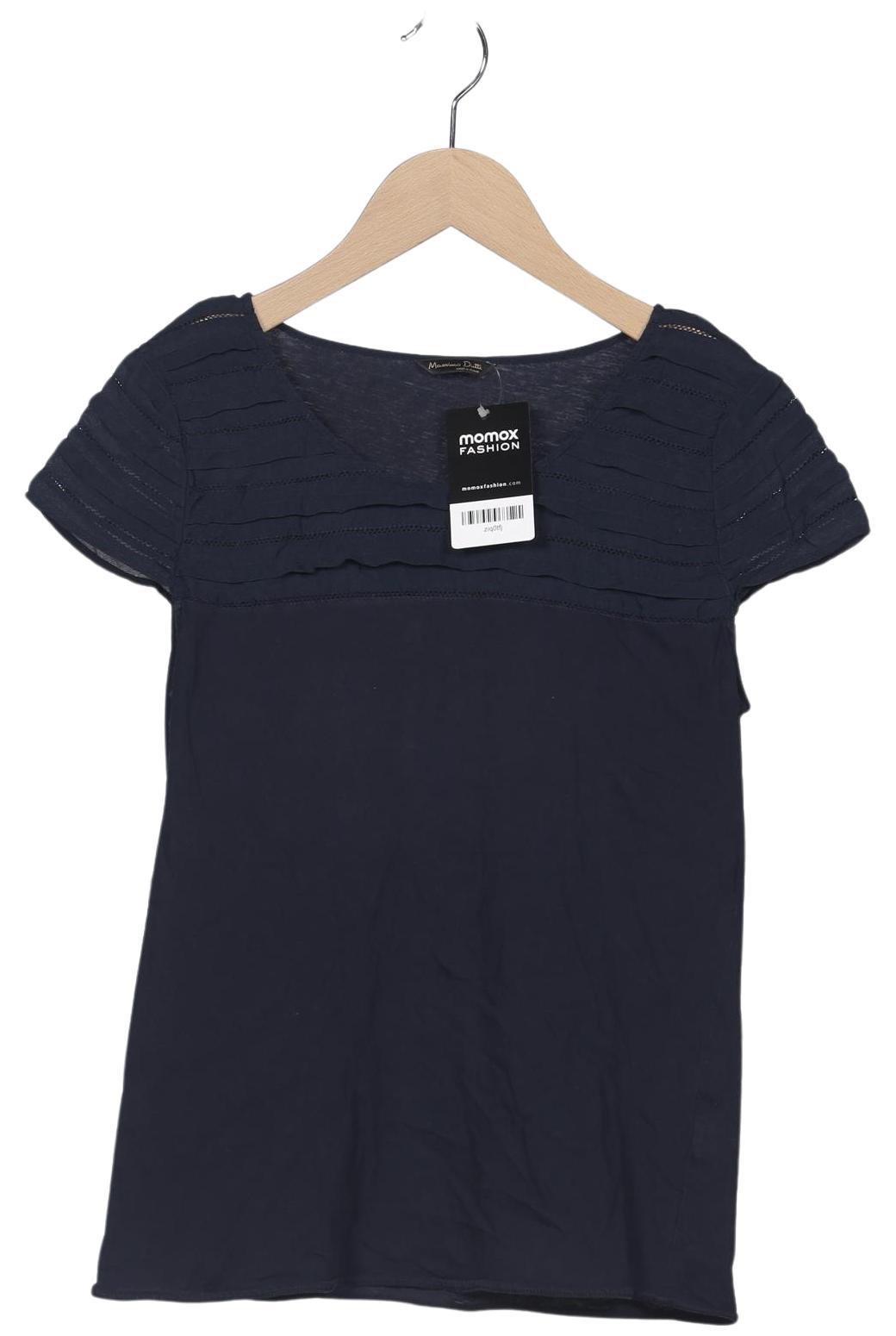 

Massimo Dutti Damen T-Shirt, marineblau, Gr. 38
