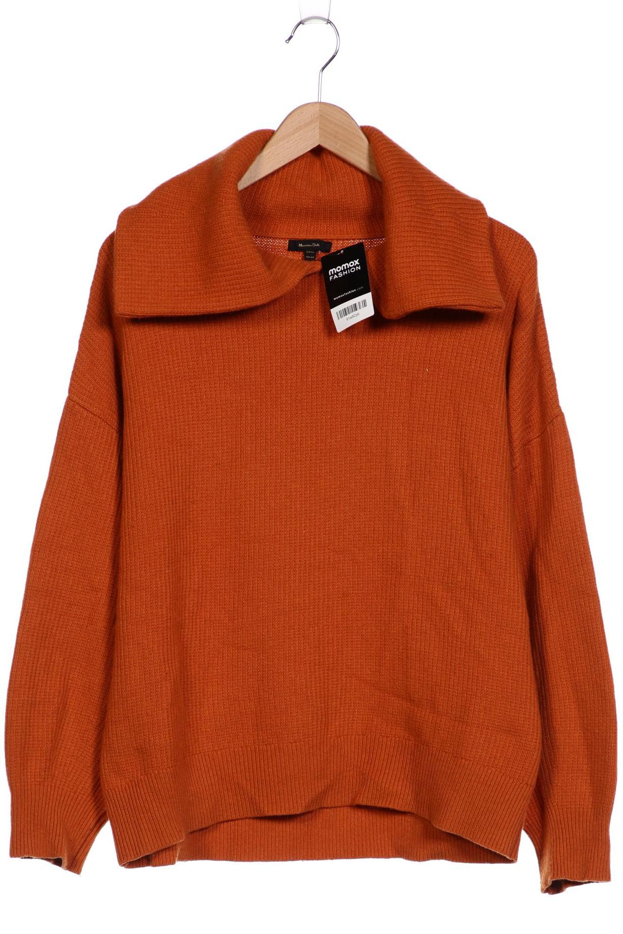 

Massimo Dutti Damen Pullover, orange, Gr. 38
