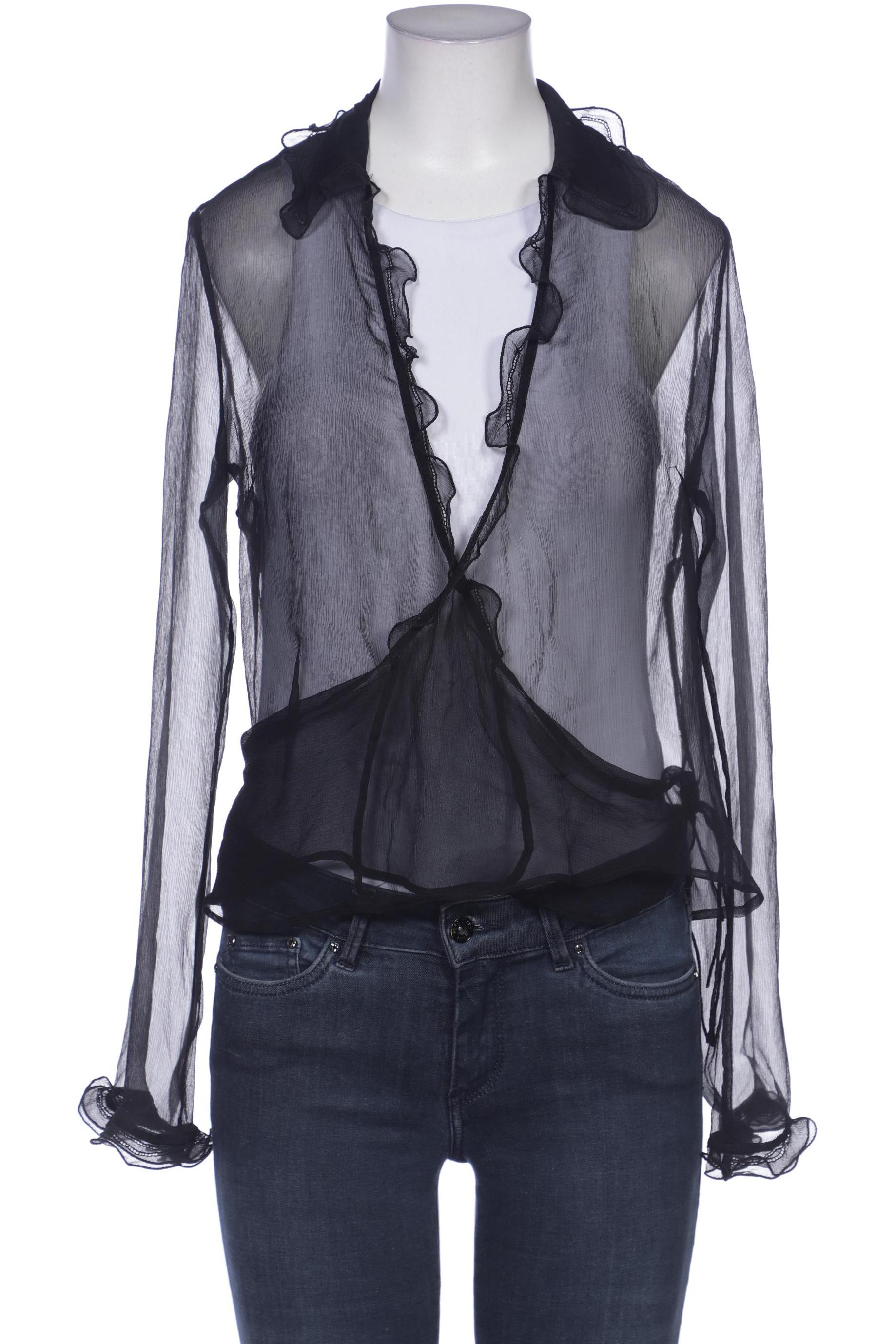 

Massimo Dutti Damen Bluse, schwarz, Gr. 38