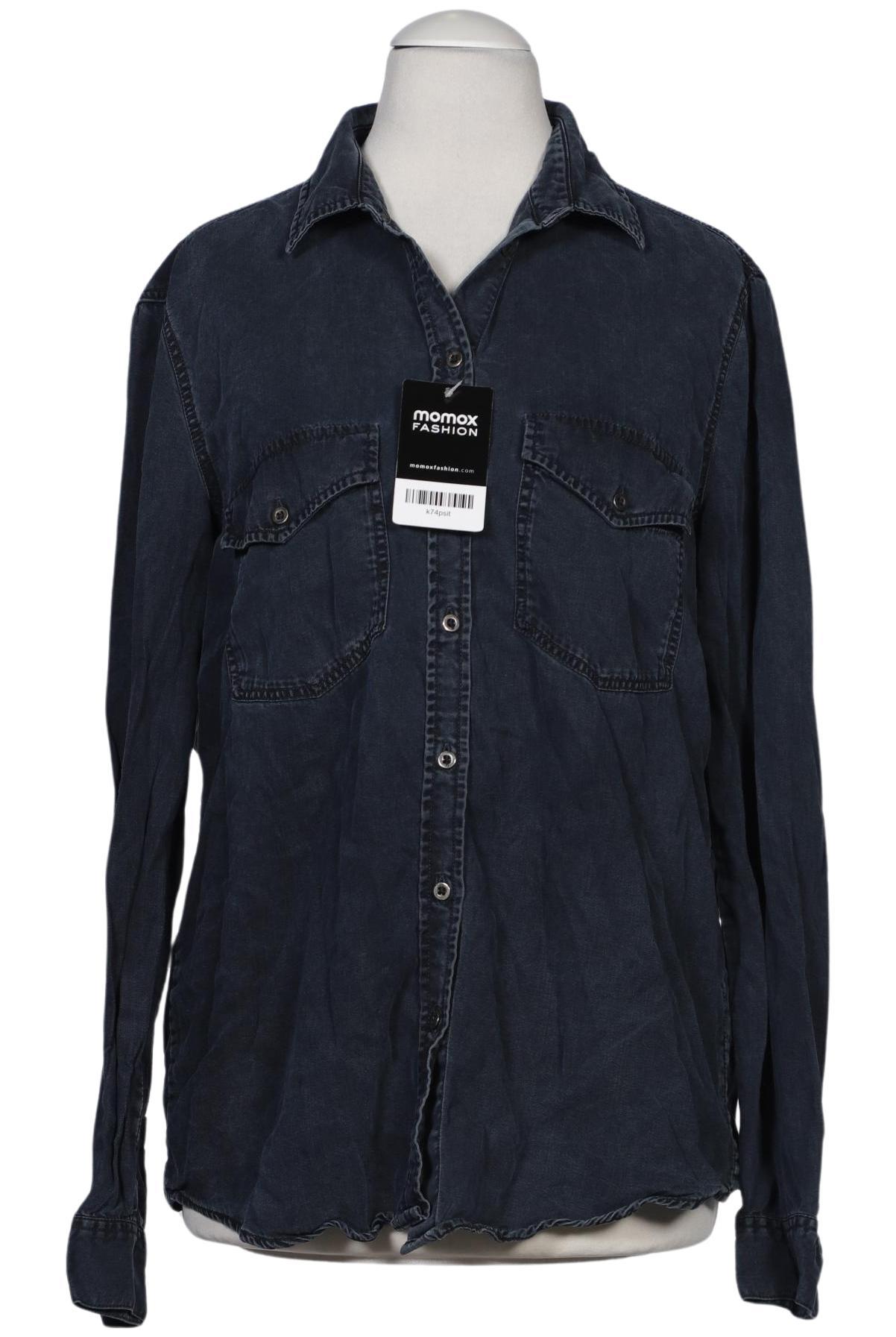 

Massimo Dutti Damen Bluse, marineblau, Gr. 38