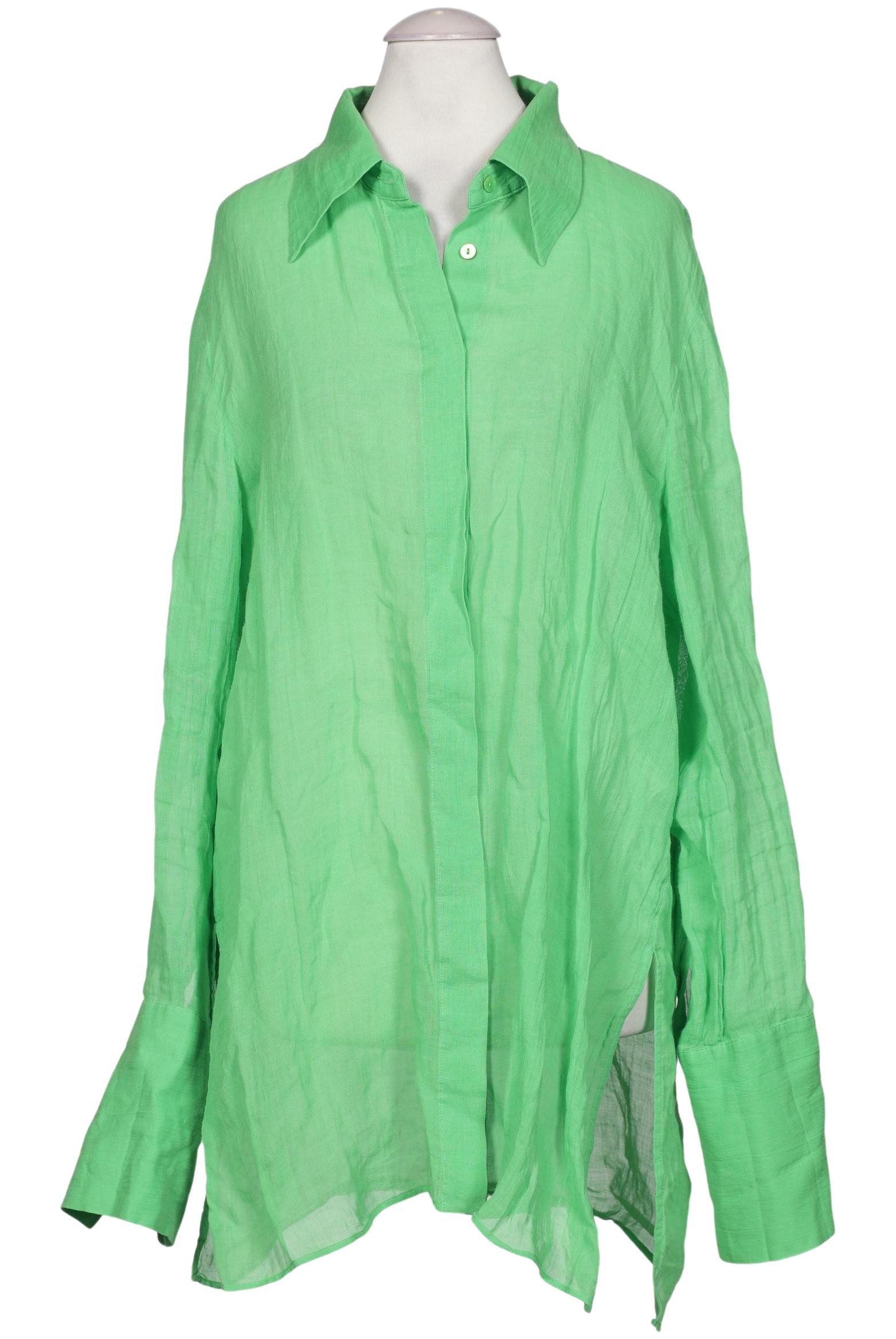 

Massimo Dutti Damen Bluse, hellgrün, Gr. 38