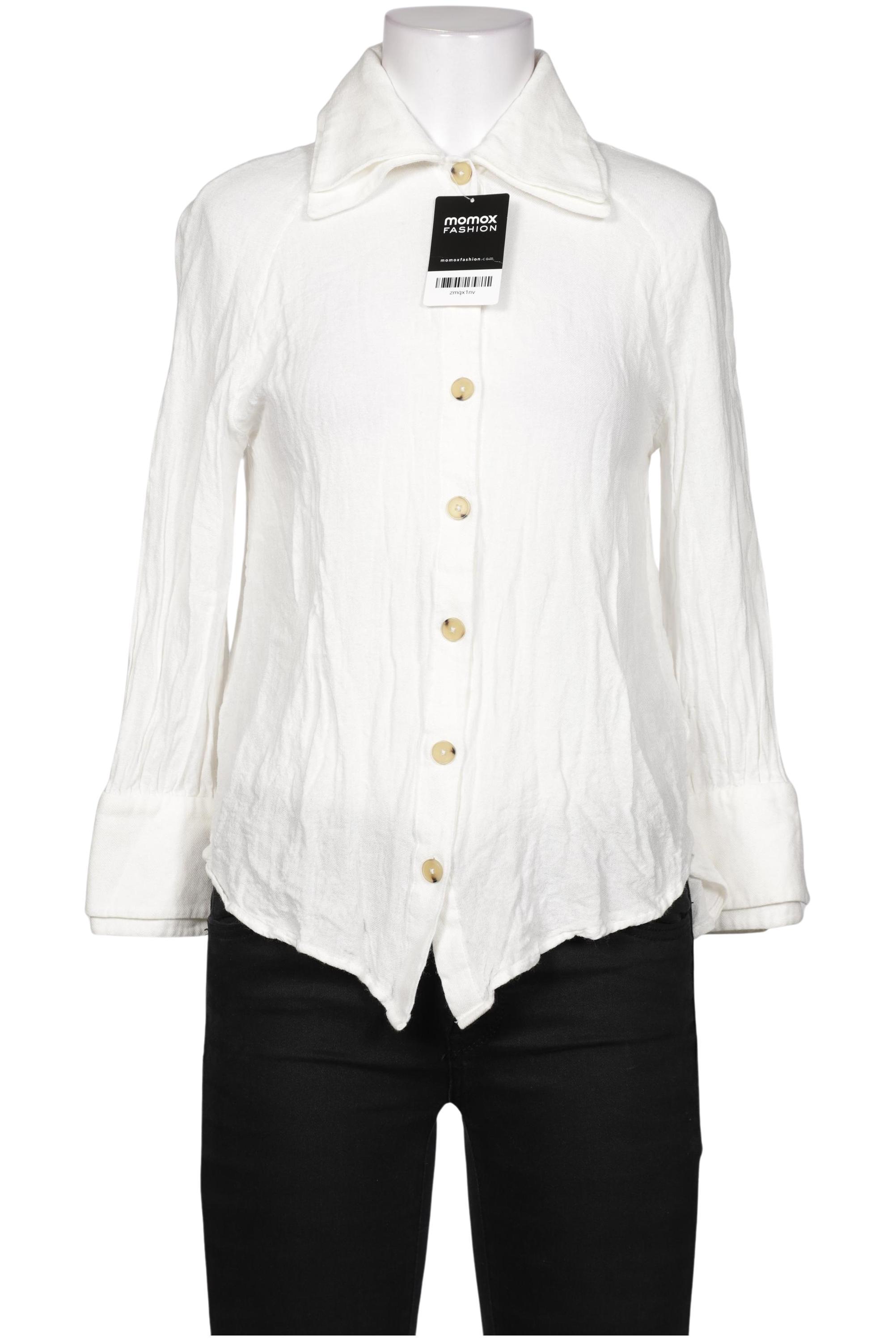 

Massimo Dutti Damen Bluse, weiß, Gr. 34