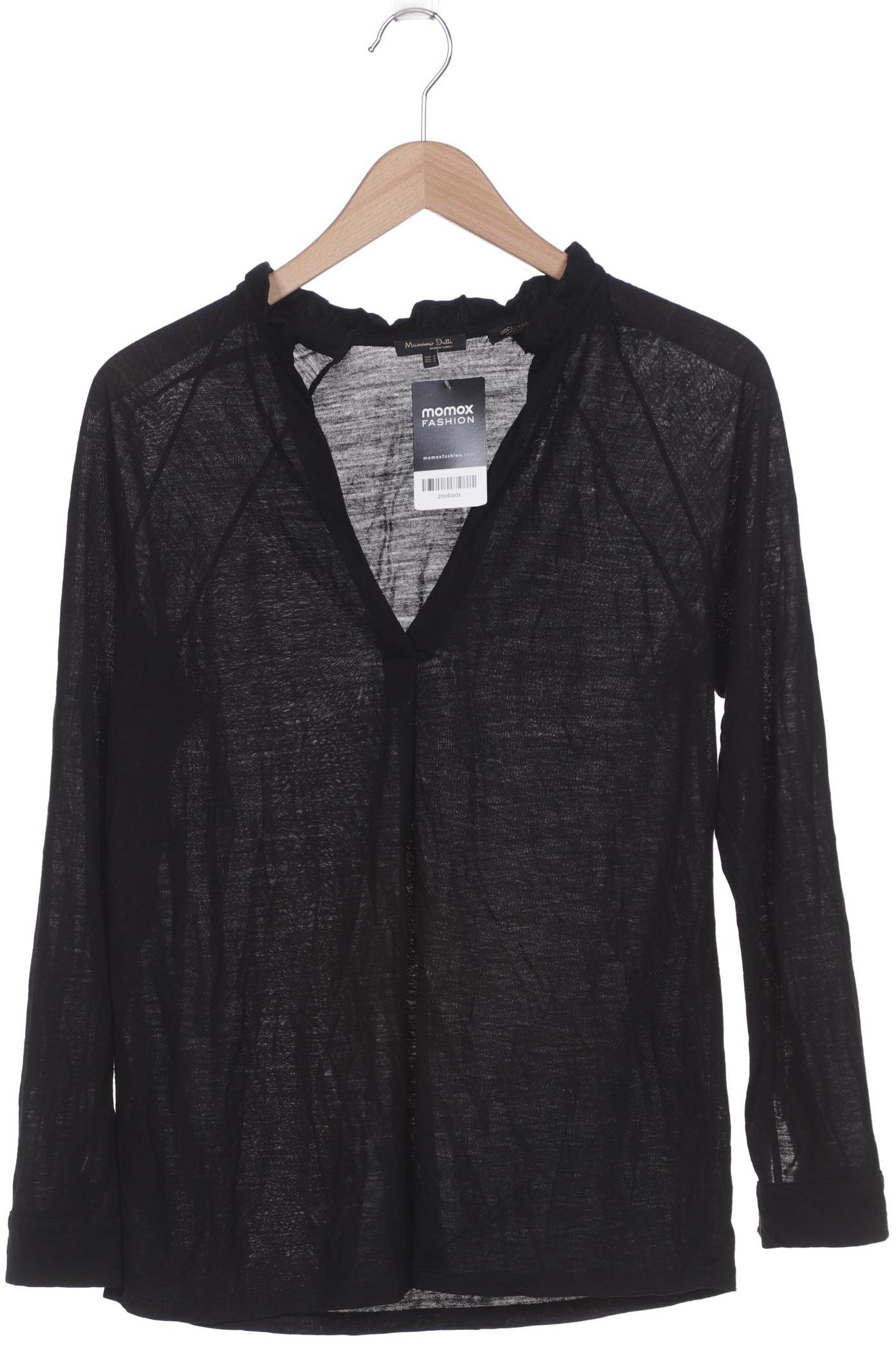 

Massimo Dutti Damen Langarmshirt, schwarz