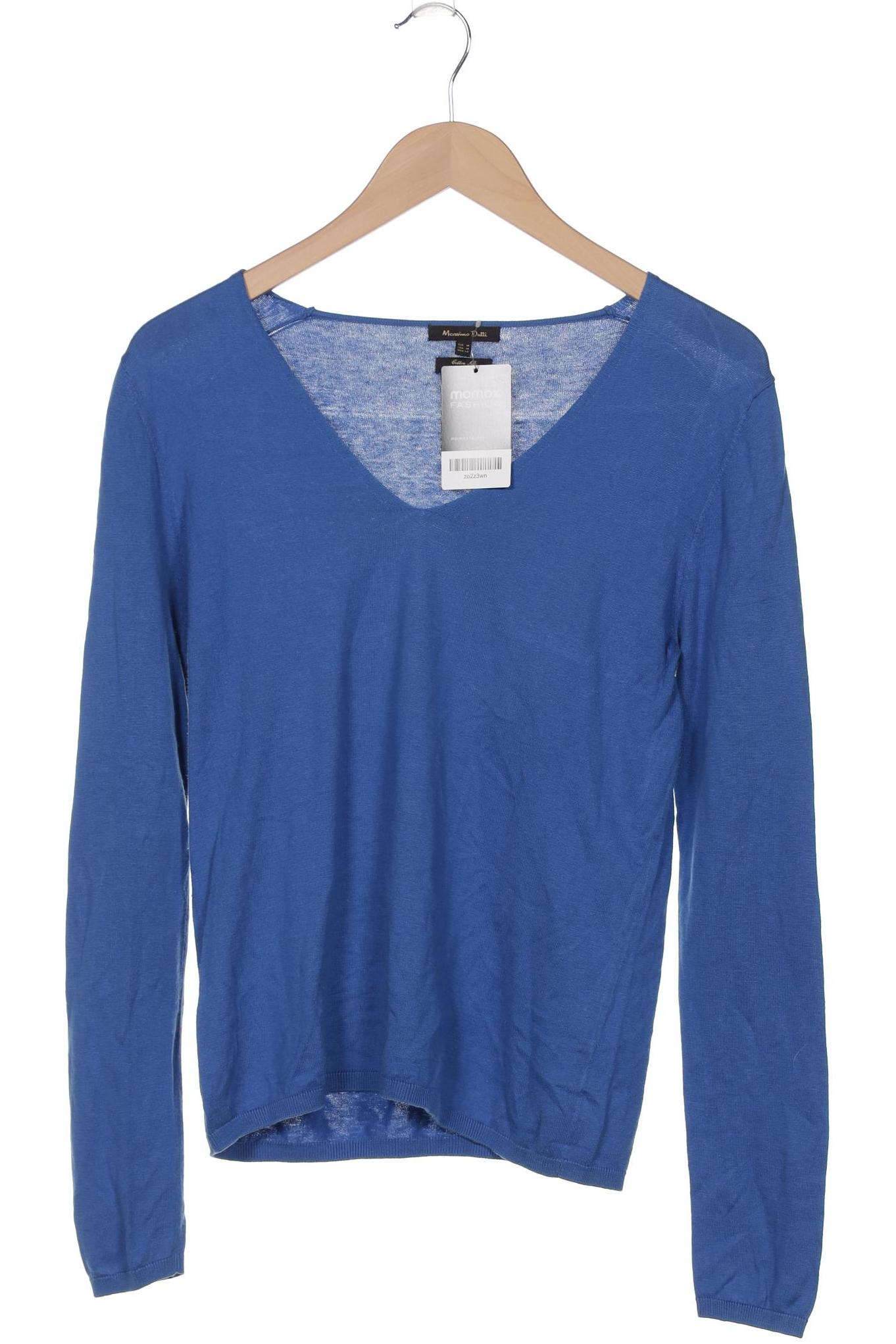 

Massimo Dutti Damen Pullover, blau, Gr. 38