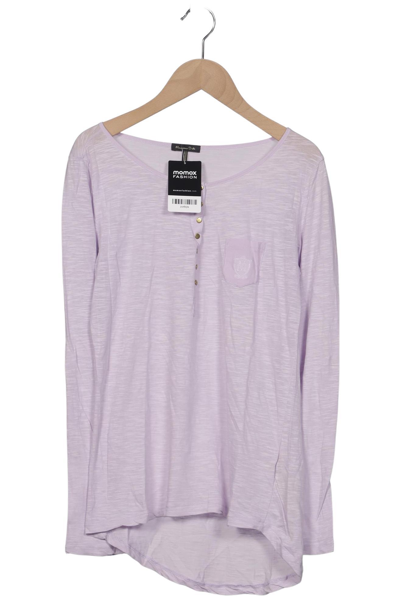 

Massimo Dutti Damen Langarmshirt, flieder, Gr. 42