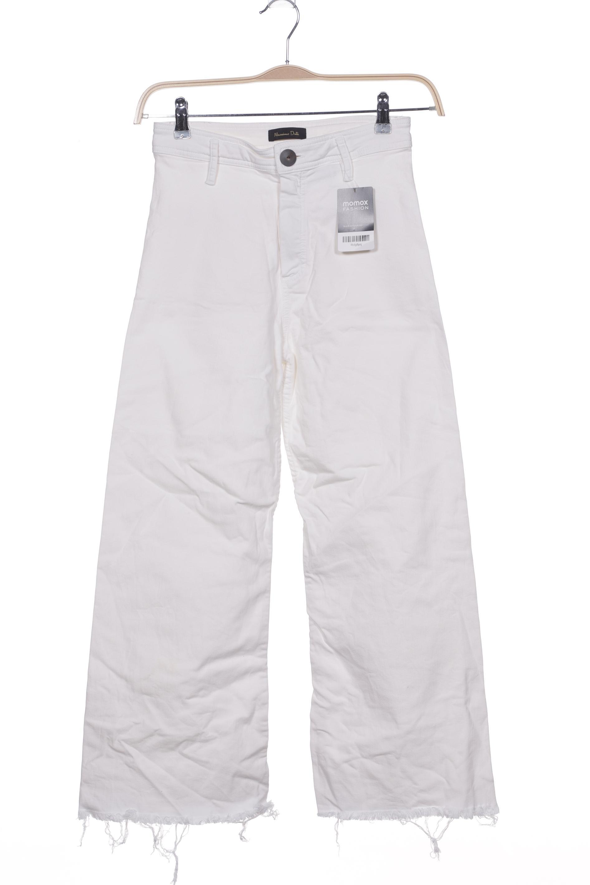 

Massimo Dutti Damen Jeans, weiß, Gr. 36
