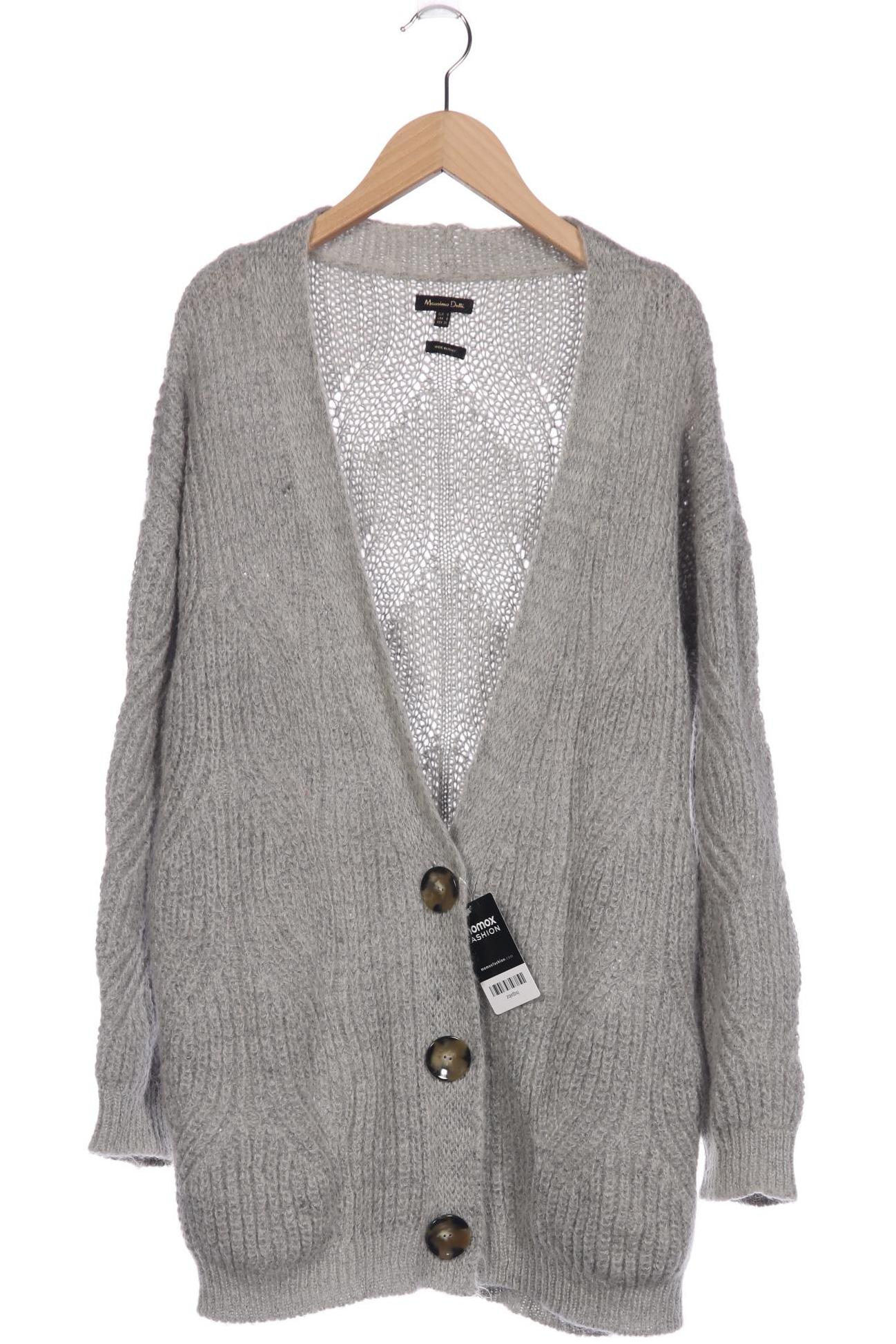 

Massimo Dutti Damen Strickjacke, grau, Gr. 36