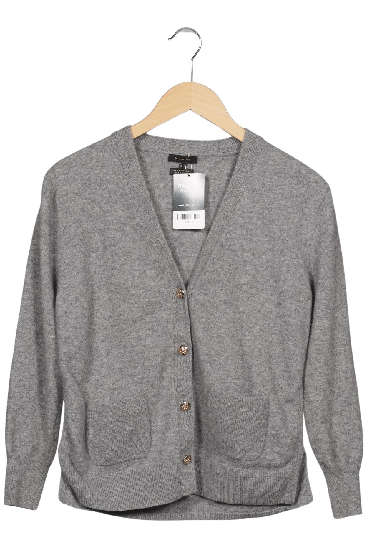 

Massimo Dutti Damen Strickjacke, grau, Gr. 36