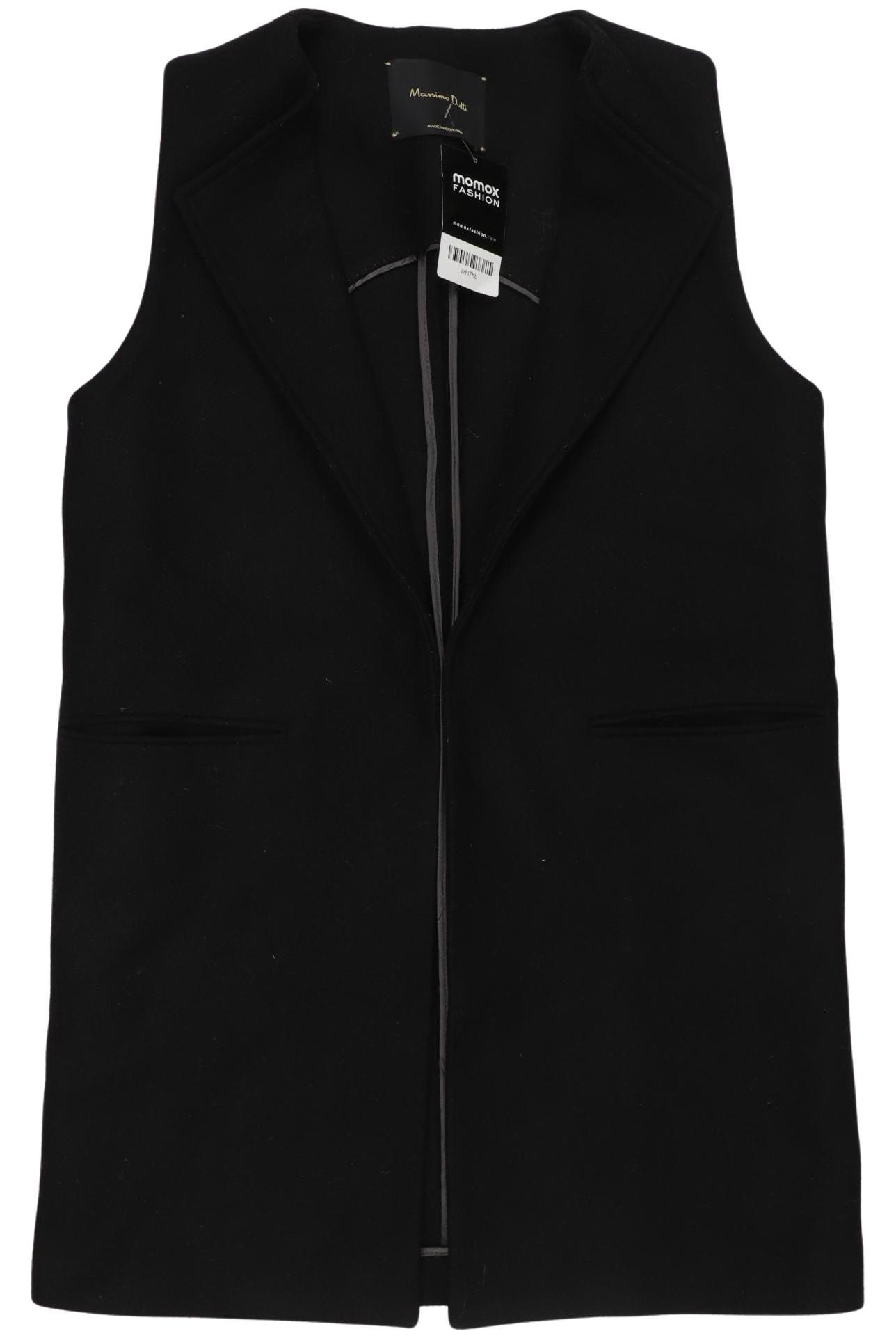 

Massimo Dutti Damen Weste, schwarz, Gr. 36