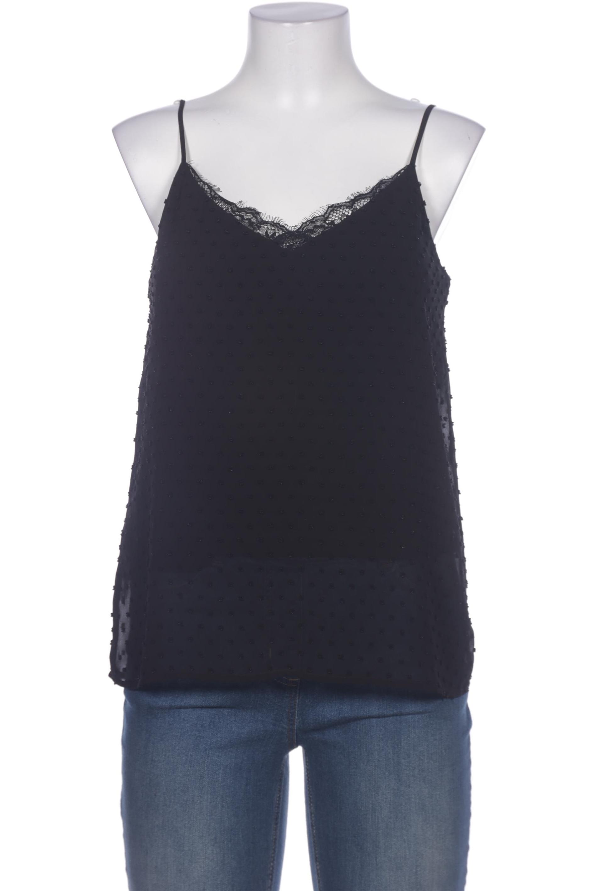 

Massimo Dutti Damen Top, schwarz, Gr. 38