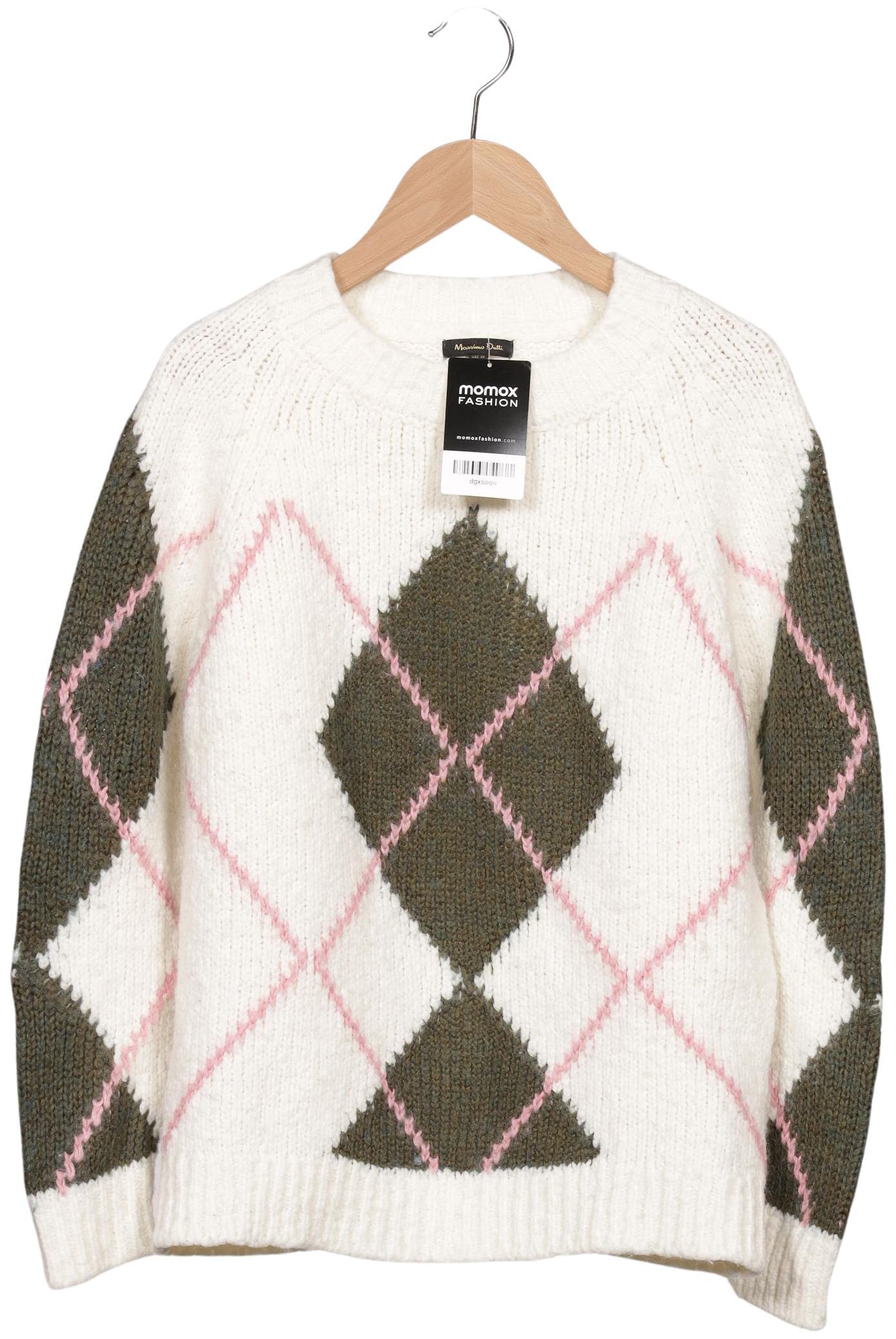 

Massimo Dutti Damen Pullover, weiß, Gr. 34