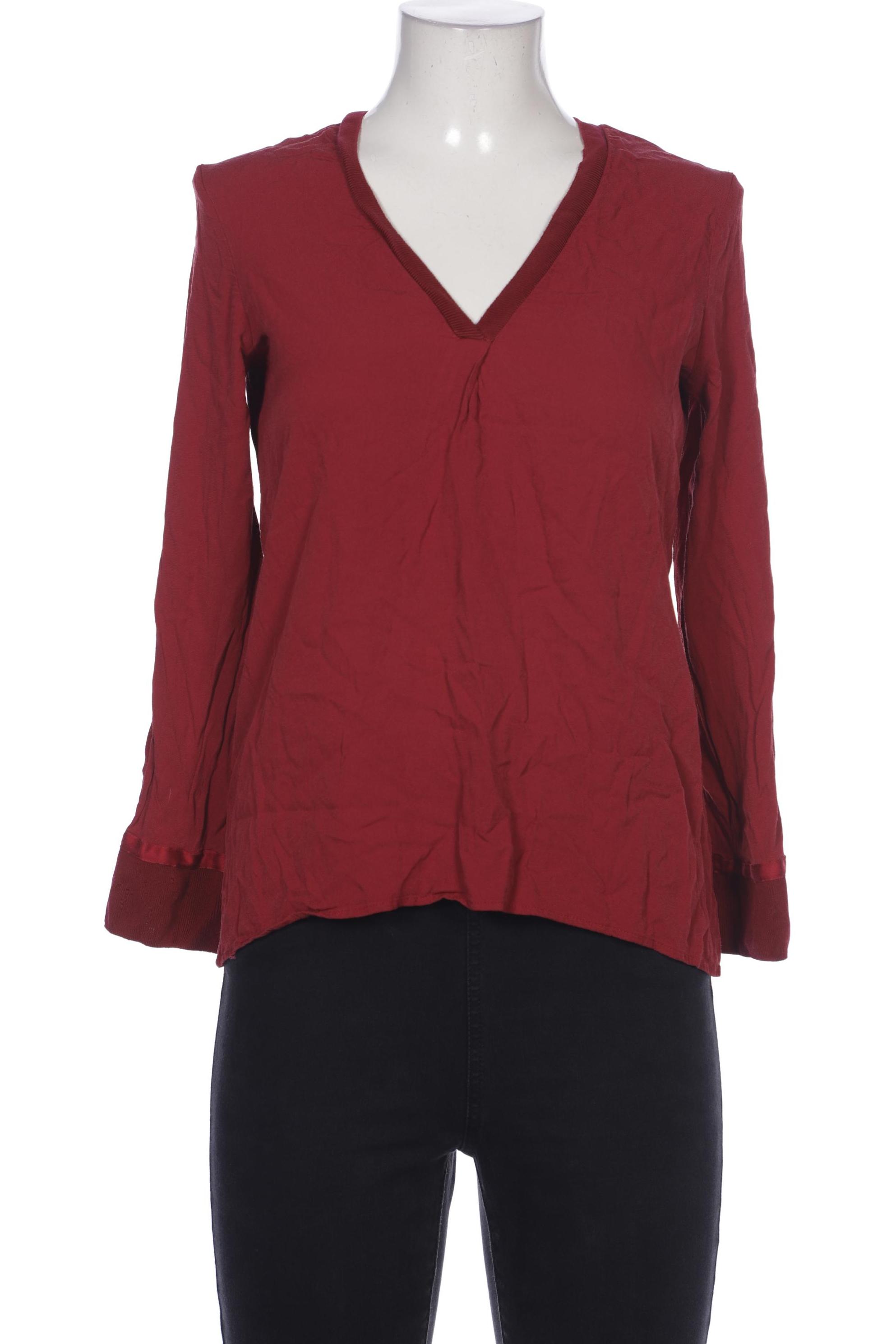 

Massimo Dutti Damen Bluse, bordeaux, Gr. 38
