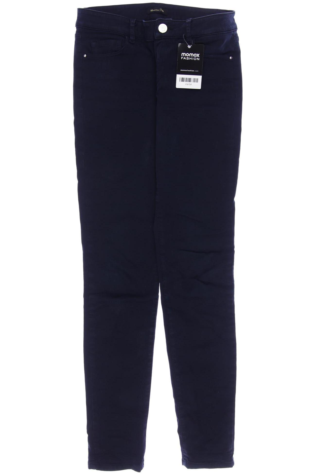 

Massimo Dutti Damen Stoffhose, marineblau, Gr. 34