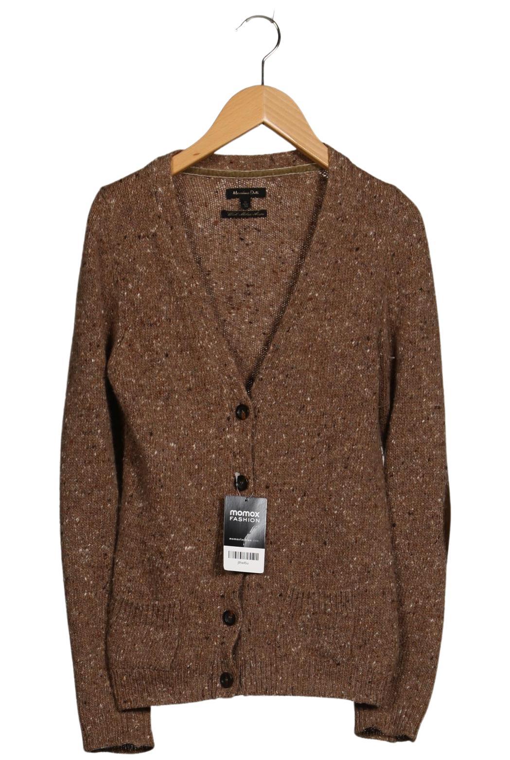 

Massimo Dutti Damen Strickjacke, braun, Gr. 38