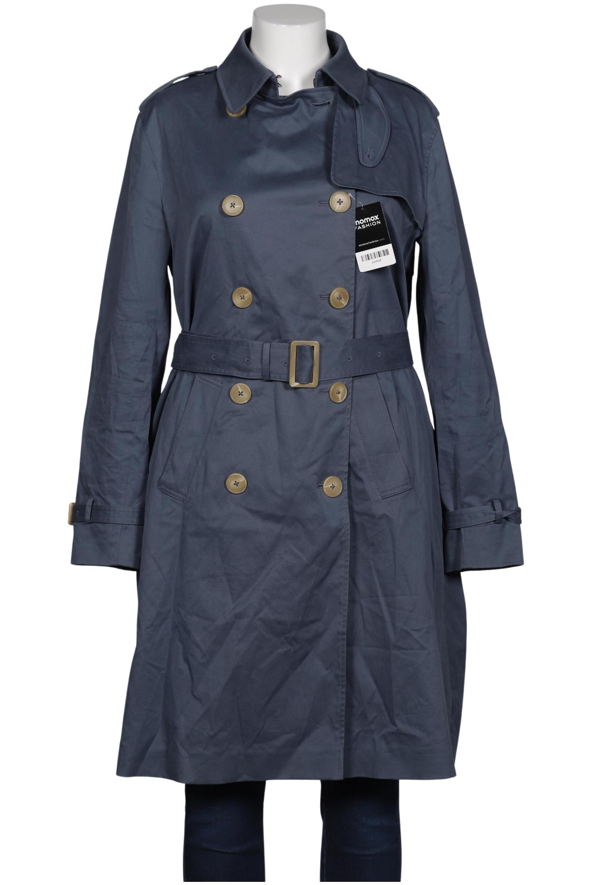 

Massimo Dutti Damen Mantel, blau, Gr. 44