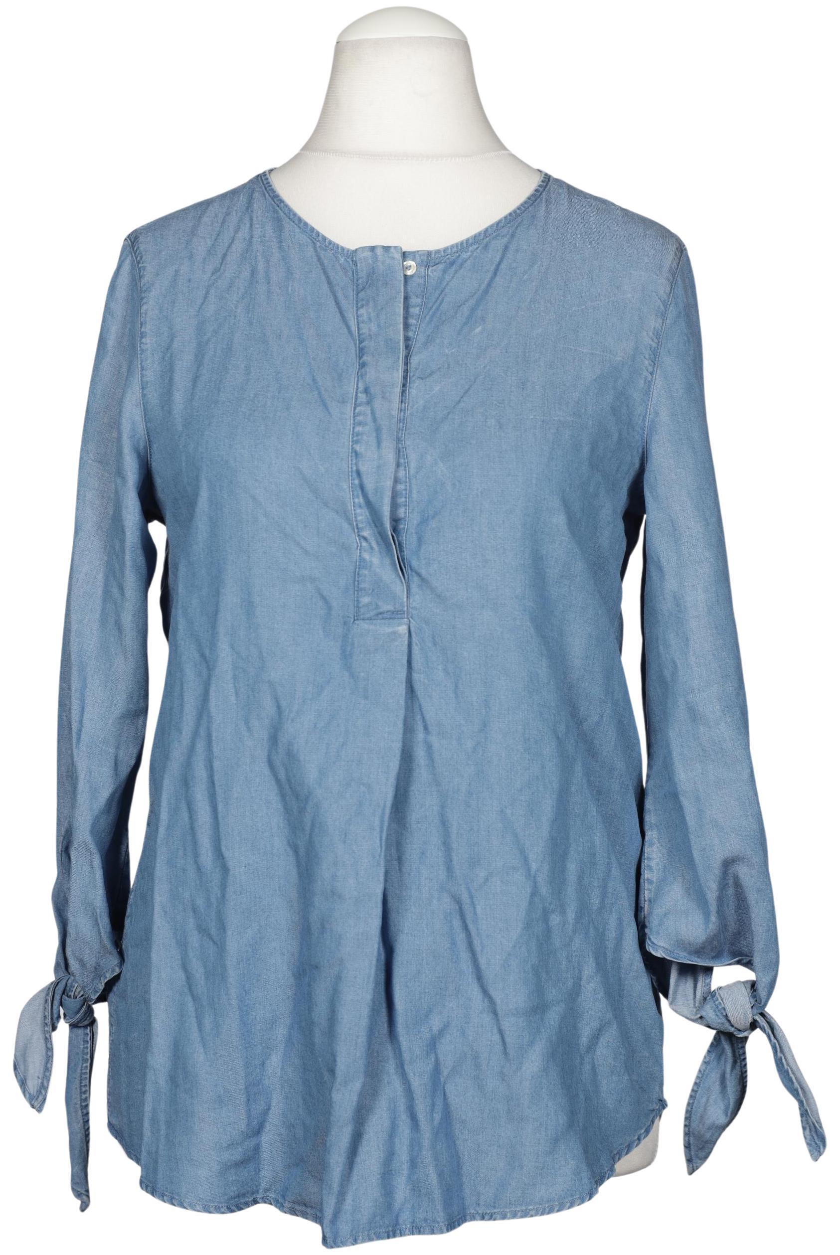 

Massimo Dutti Damen Bluse, blau, Gr. 38