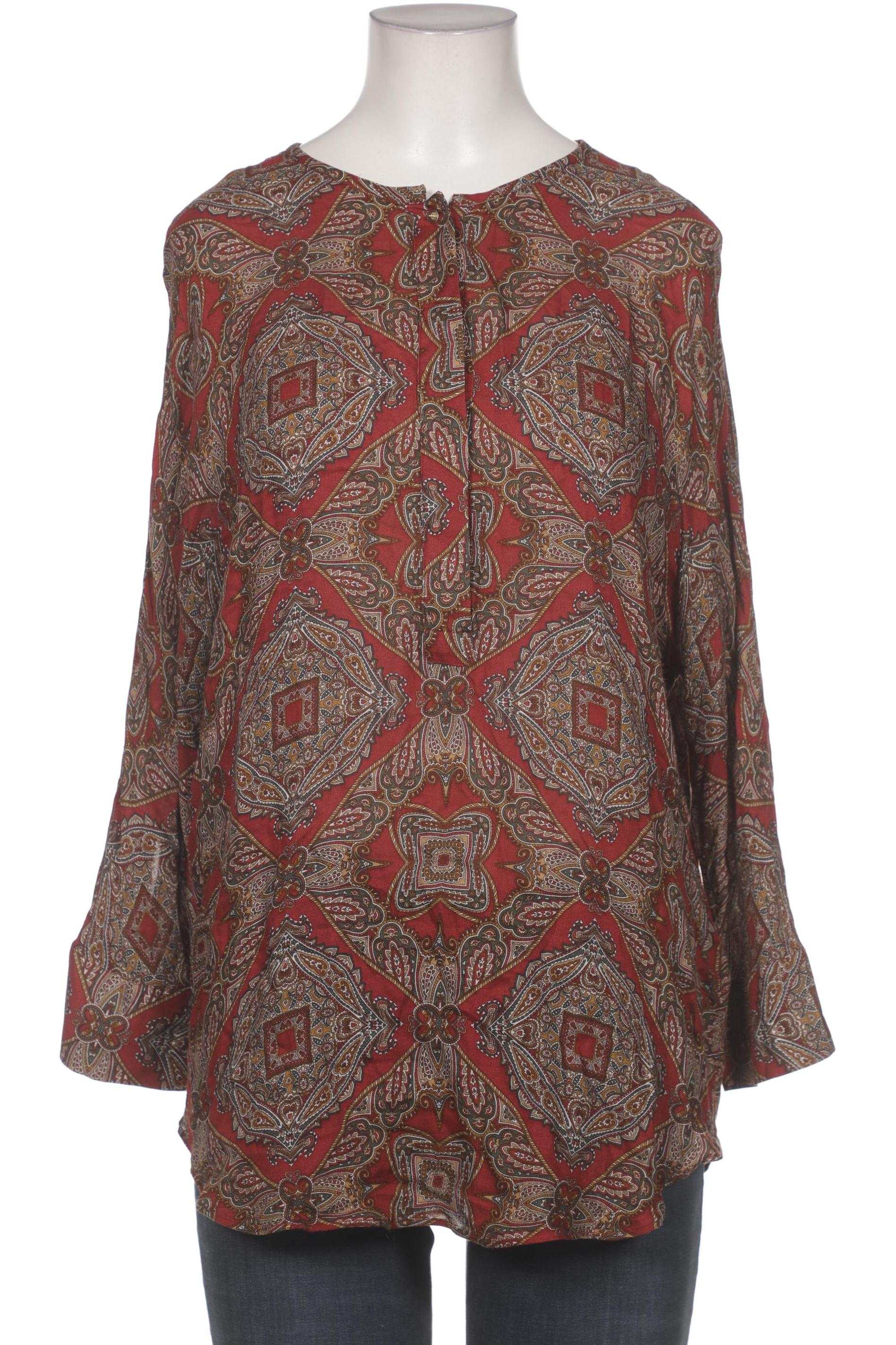 

Massimo Dutti Damen Bluse, bordeaux, Gr. 38