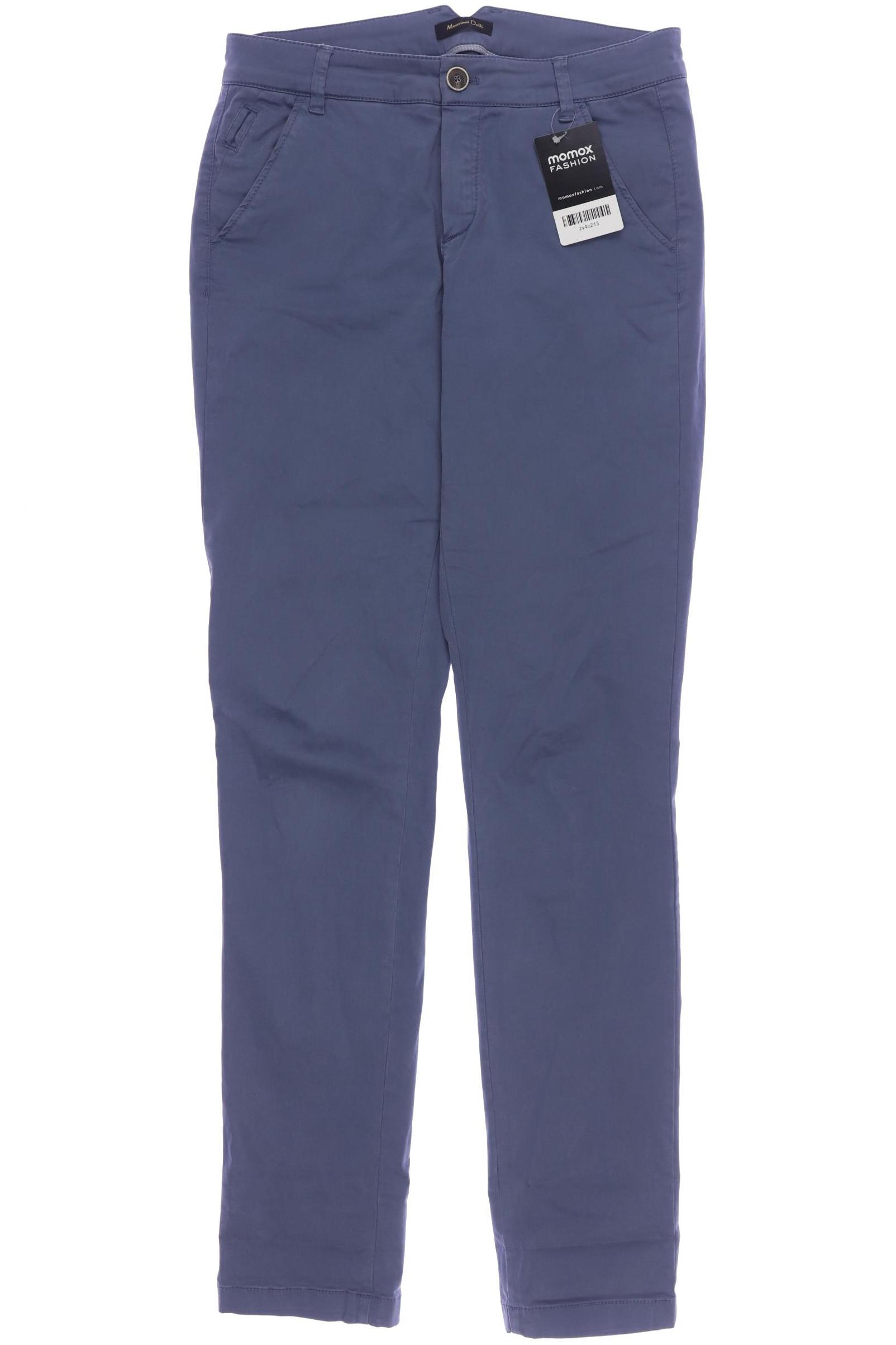 

Massimo Dutti Damen Stoffhose, blau, Gr. 36