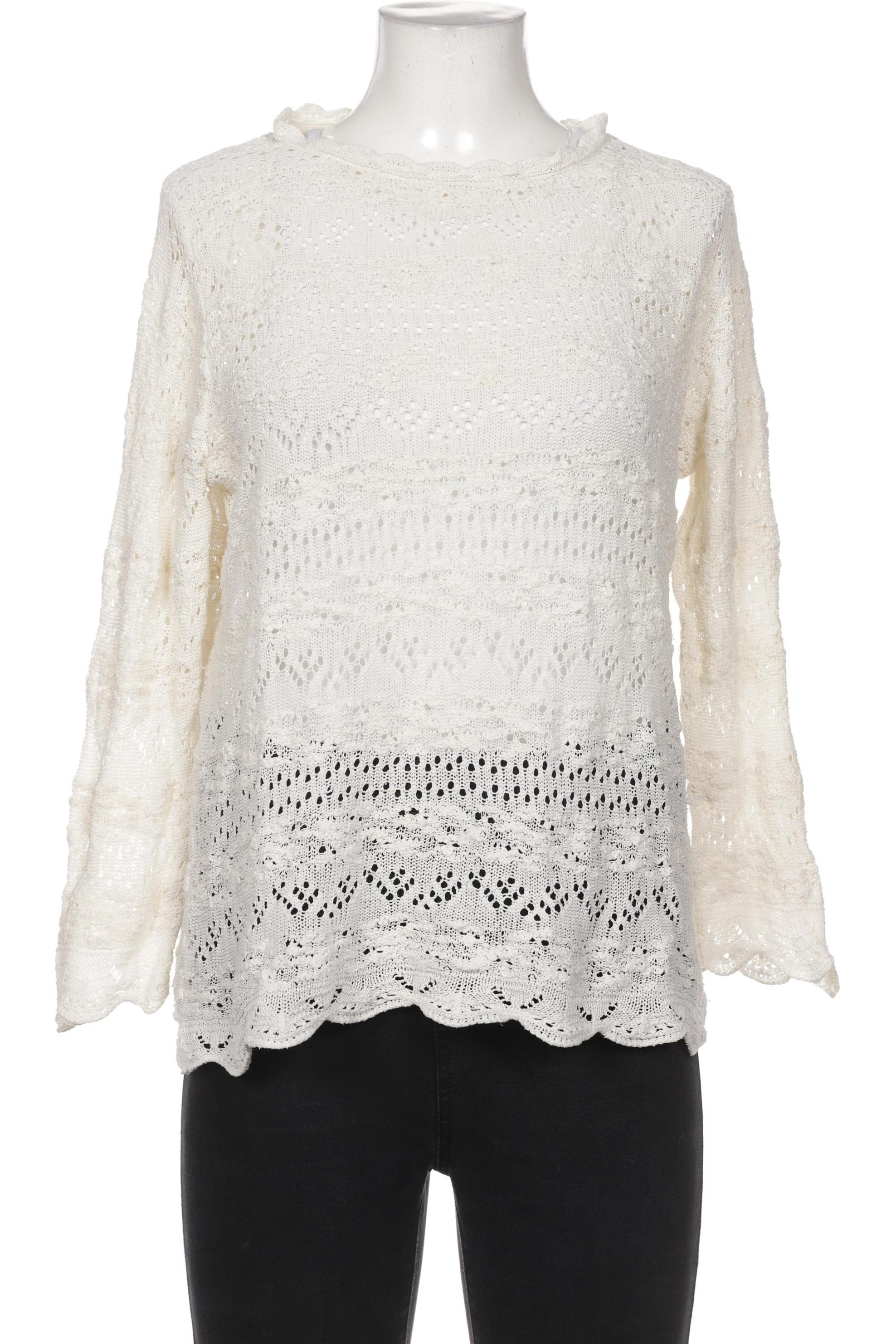 

Massimo Dutti Damen Pullover, weiß, Gr. 42