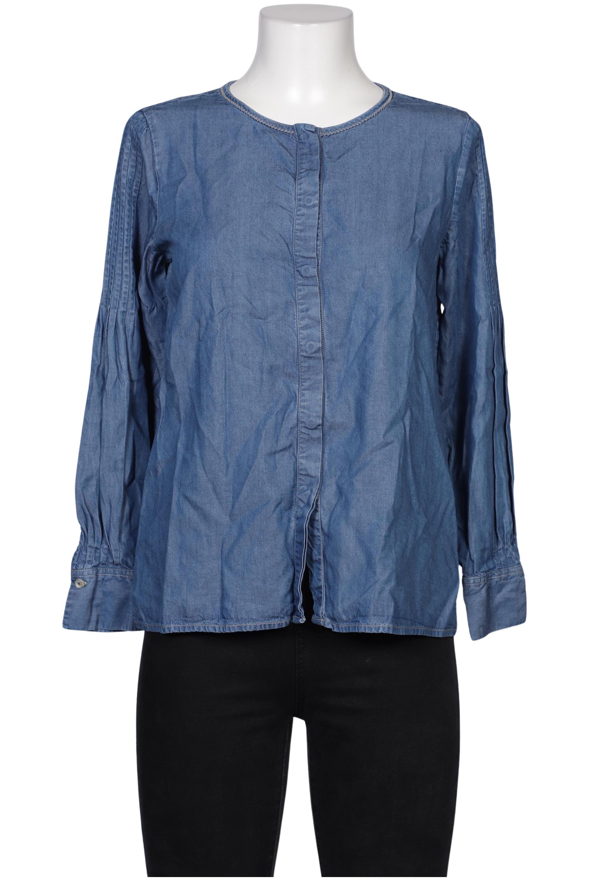 

Massimo Dutti Damen Bluse, blau, Gr. 40