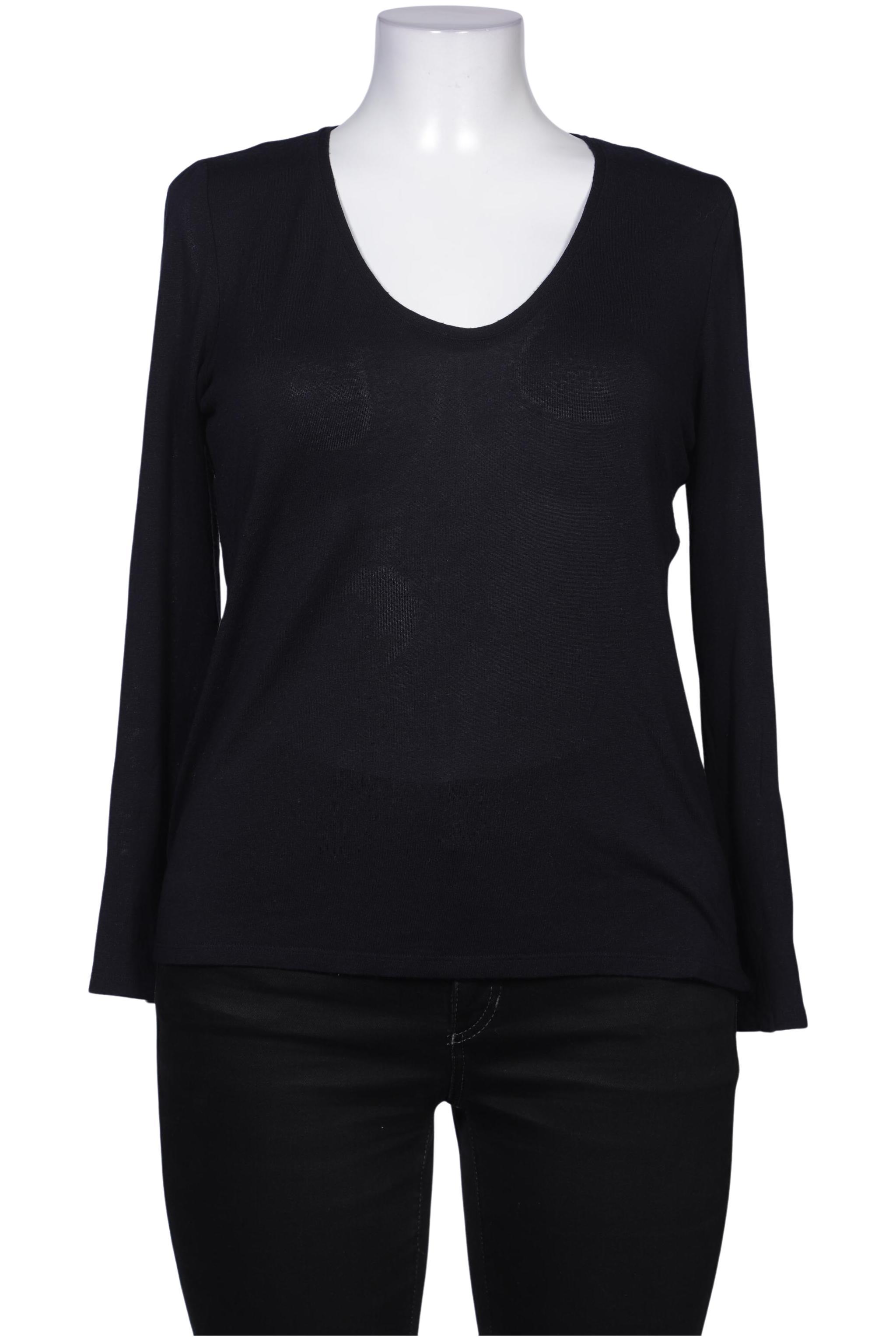 

Massimo Dutti Damen Langarmshirt, marineblau, Gr. 44