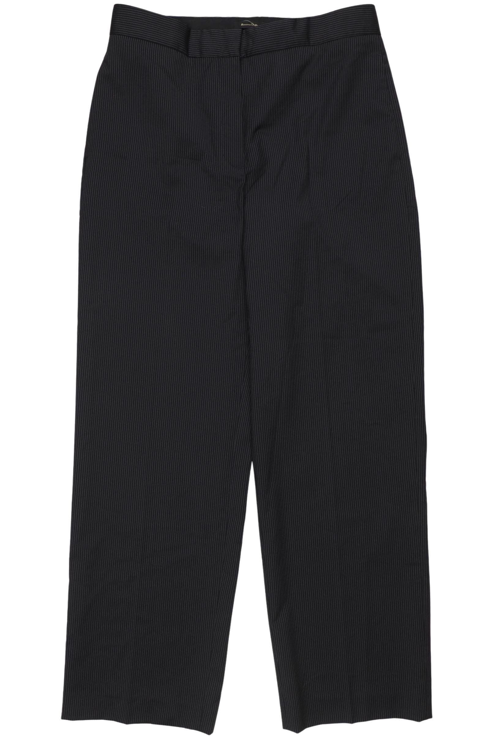

Massimo Dutti Damen Stoffhose, marineblau, Gr. 38