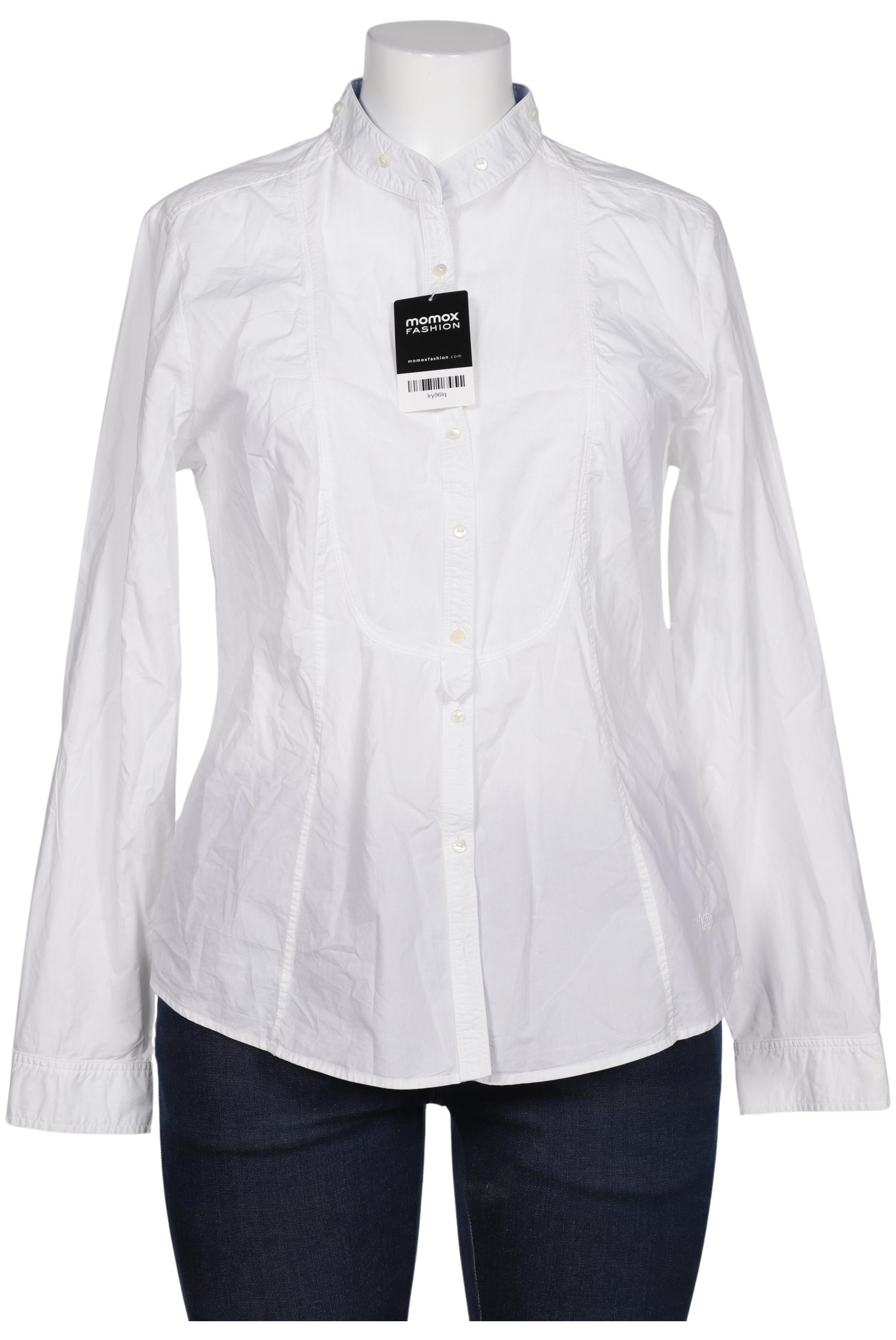 

Massimo Dutti Damen Bluse, weiß, Gr. 46