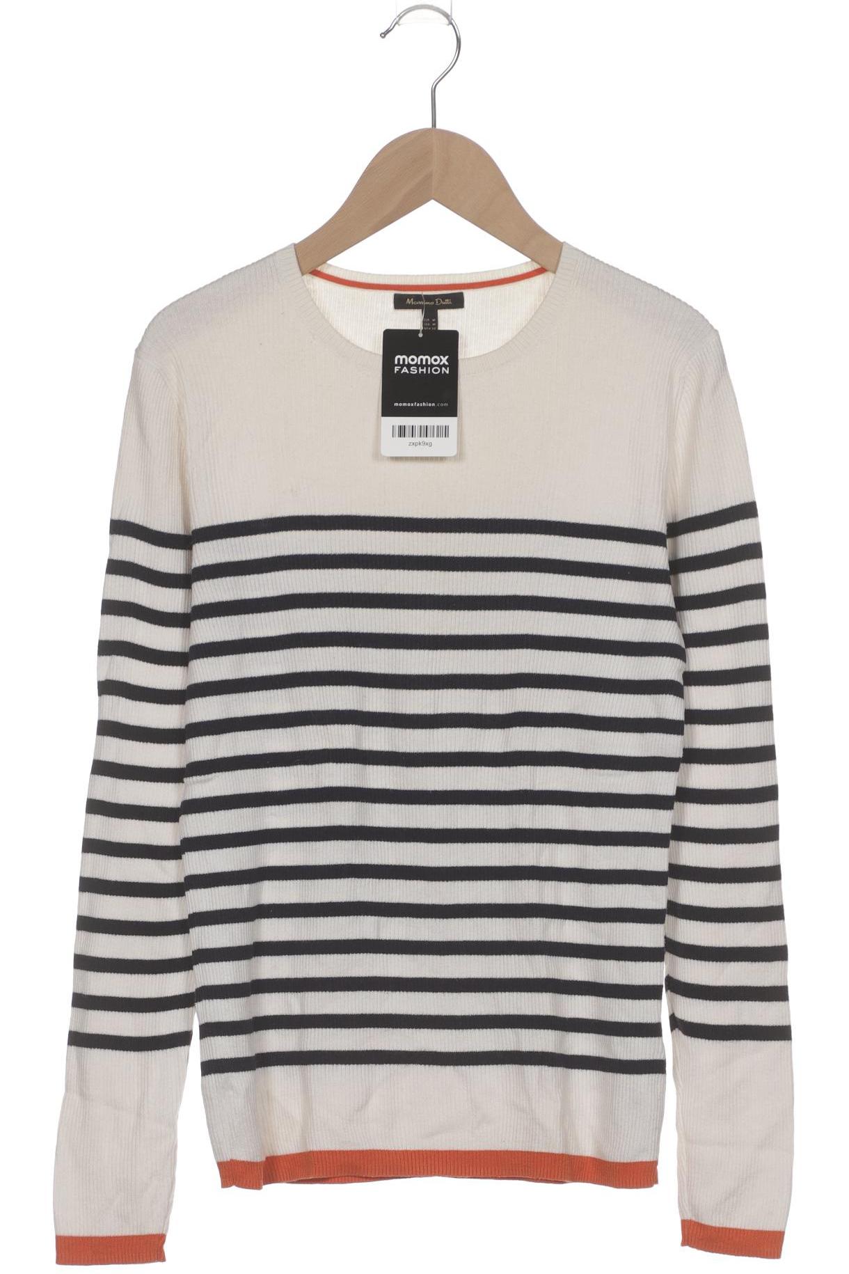 

Massimo Dutti Damen Pullover, weiß, Gr. 38