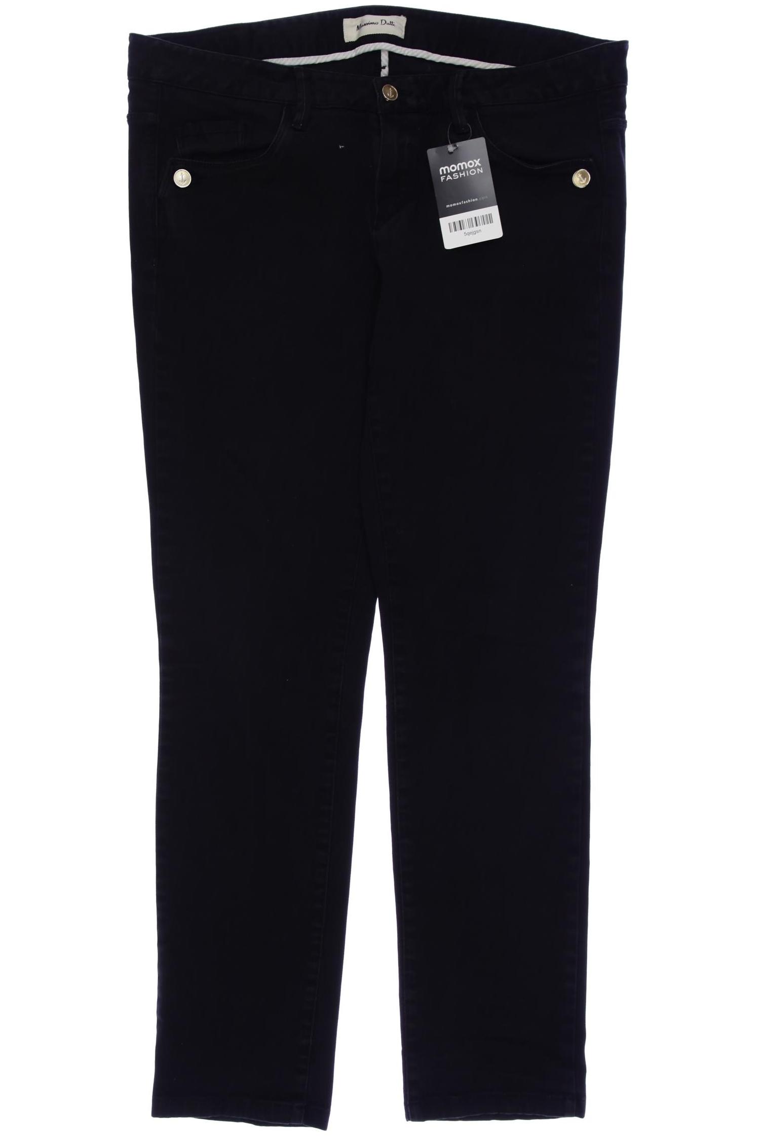 

Massimo Dutti Damen Jeans, schwarz, Gr. 42