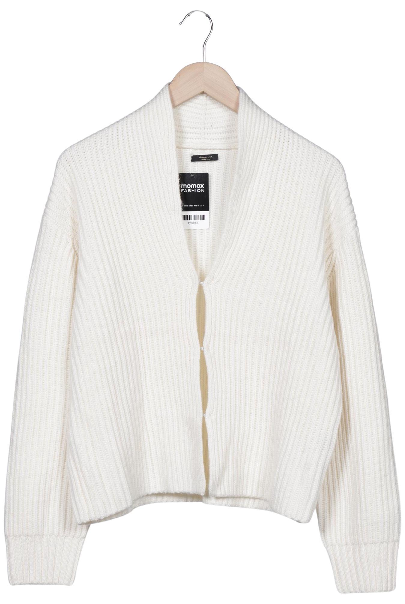 

Massimo Dutti Damen Strickjacke, cremeweiß, Gr. 42