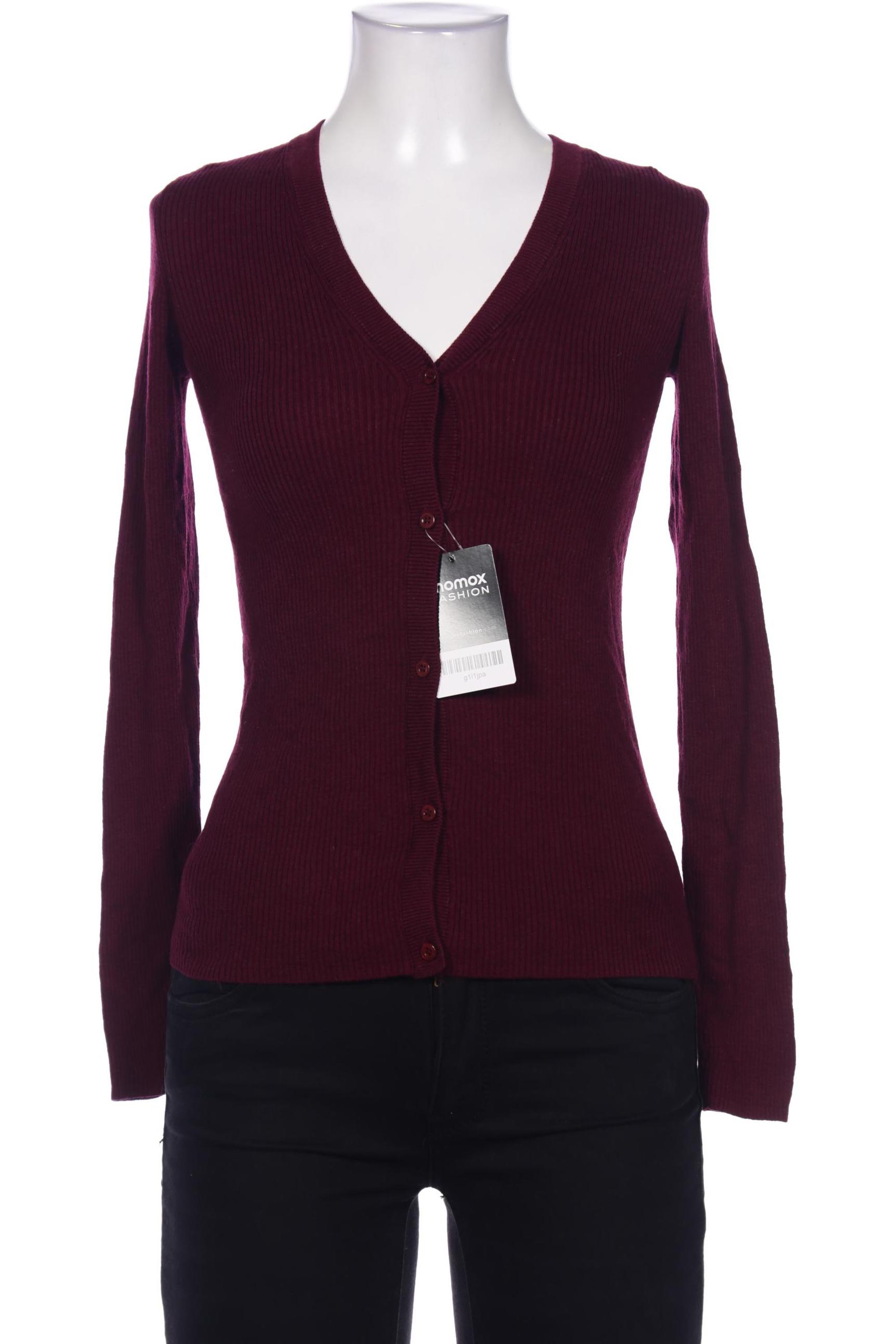 

Massimo Dutti Damen Strickjacke, bordeaux, Gr. 34