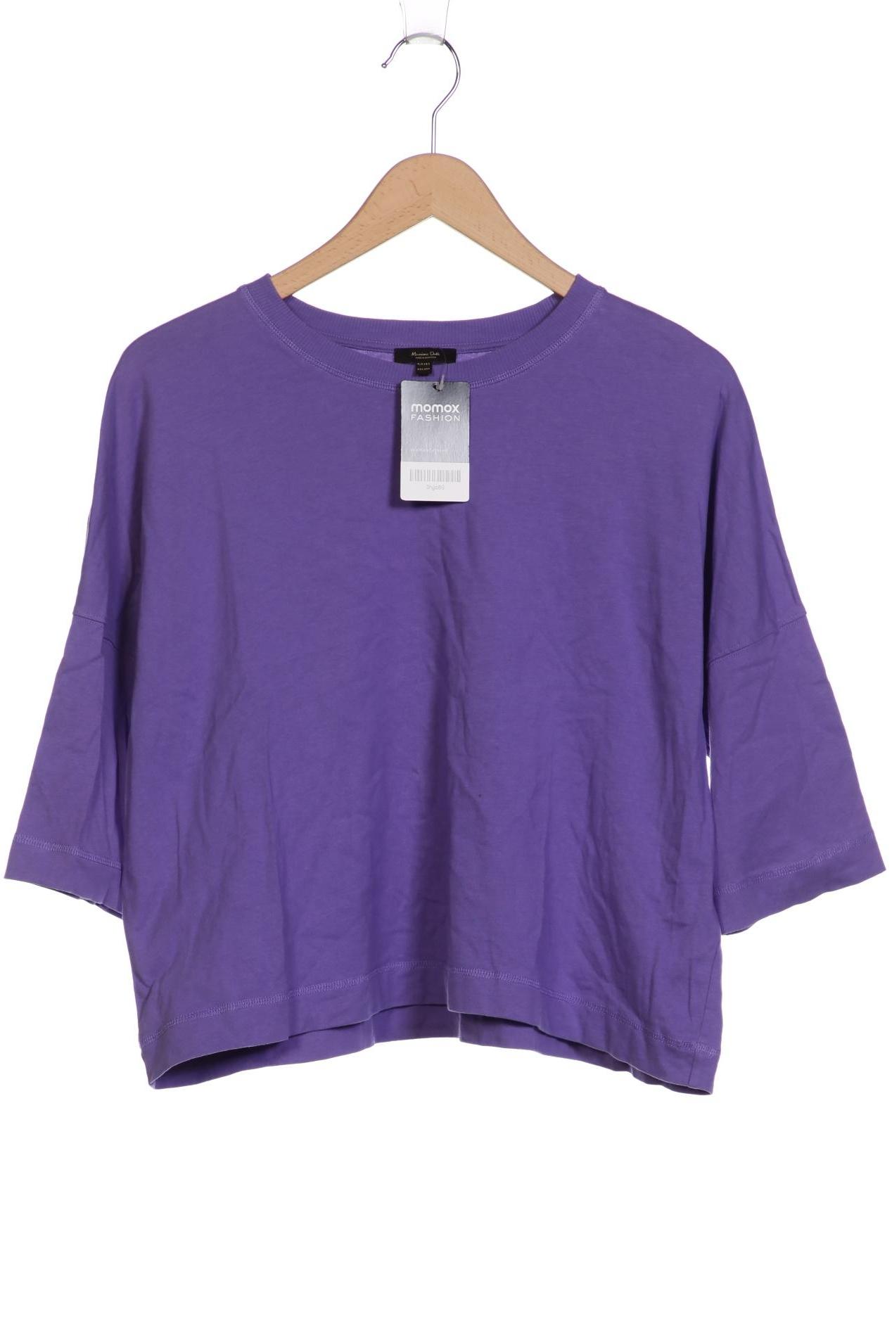 

Massimo Dutti Damen T-Shirt, flieder, Gr. 34