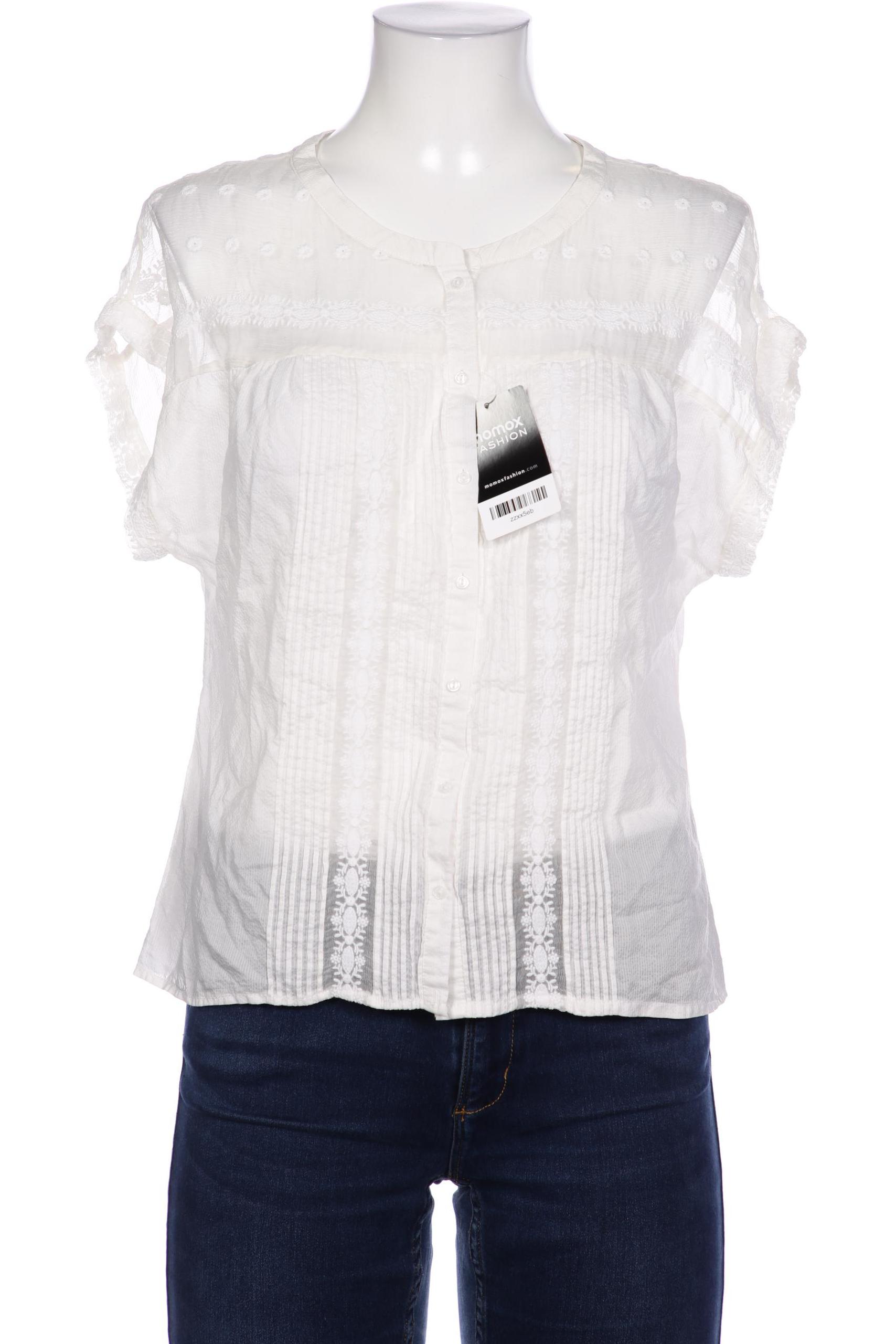 

Massimo Dutti Damen Bluse, cremeweiß, Gr. 38