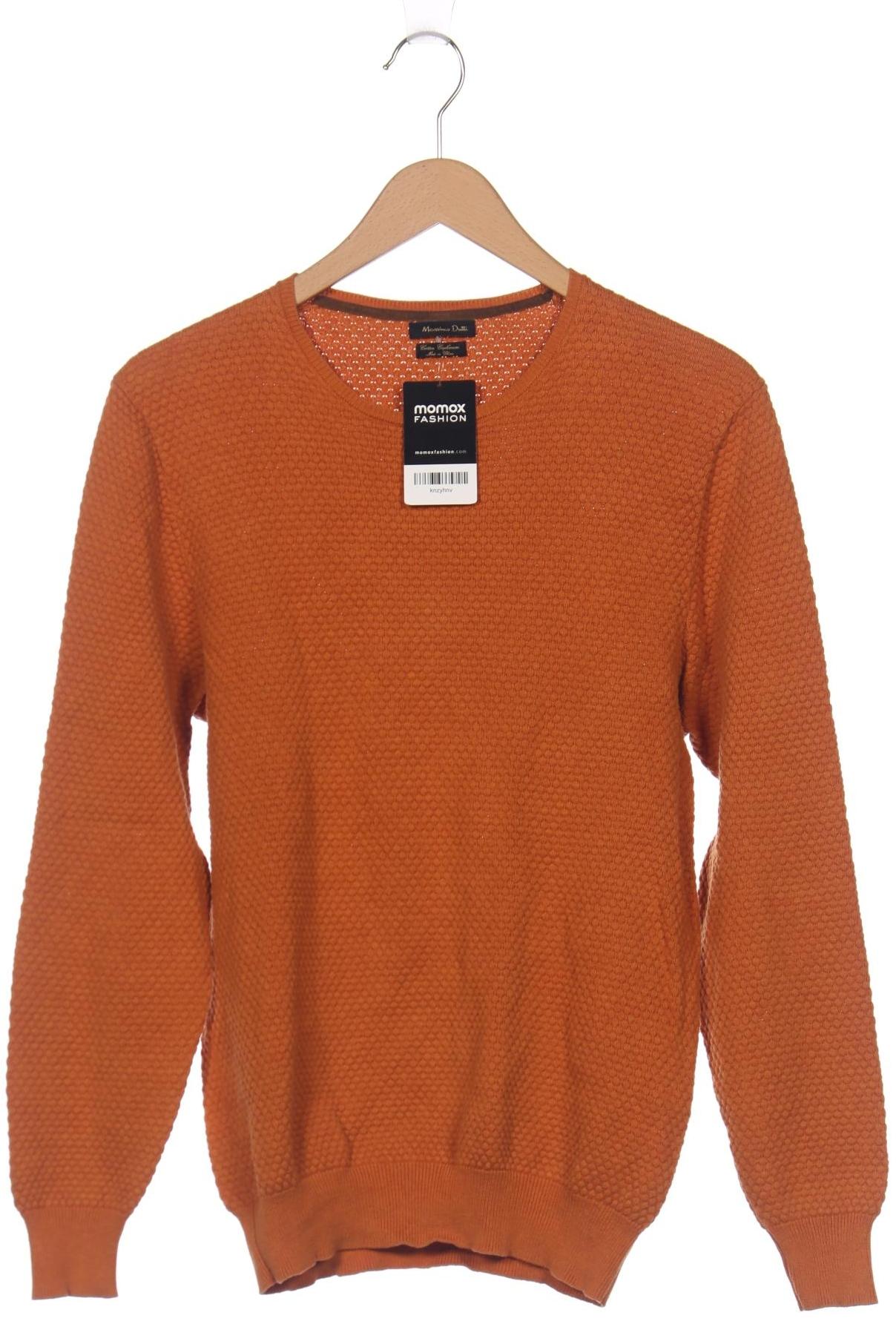 

Massimo Dutti Herren Pullover, orange, Gr. 52