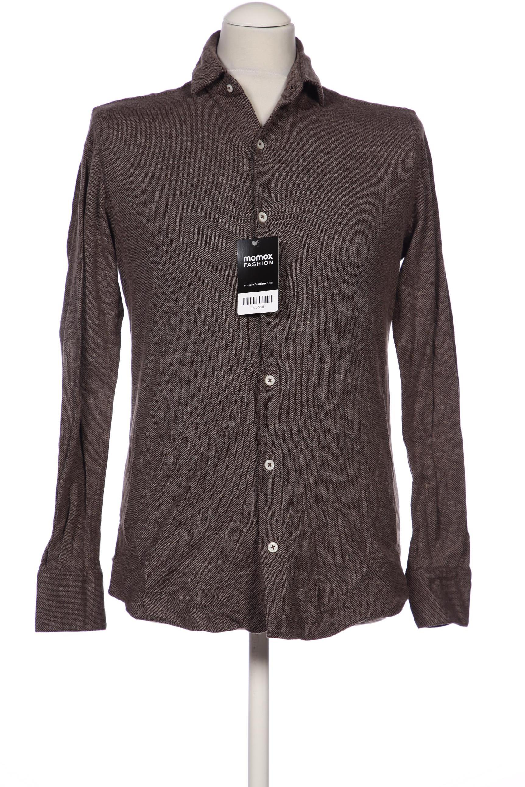 

Massimo Dutti Herren Hemd, braun, Gr. 46