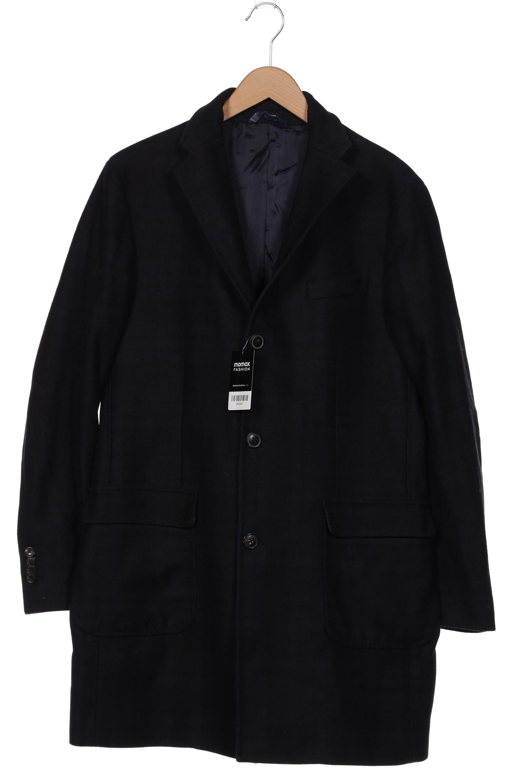 

Massimo Dutti Herren Mantel, marineblau, Gr. 50
